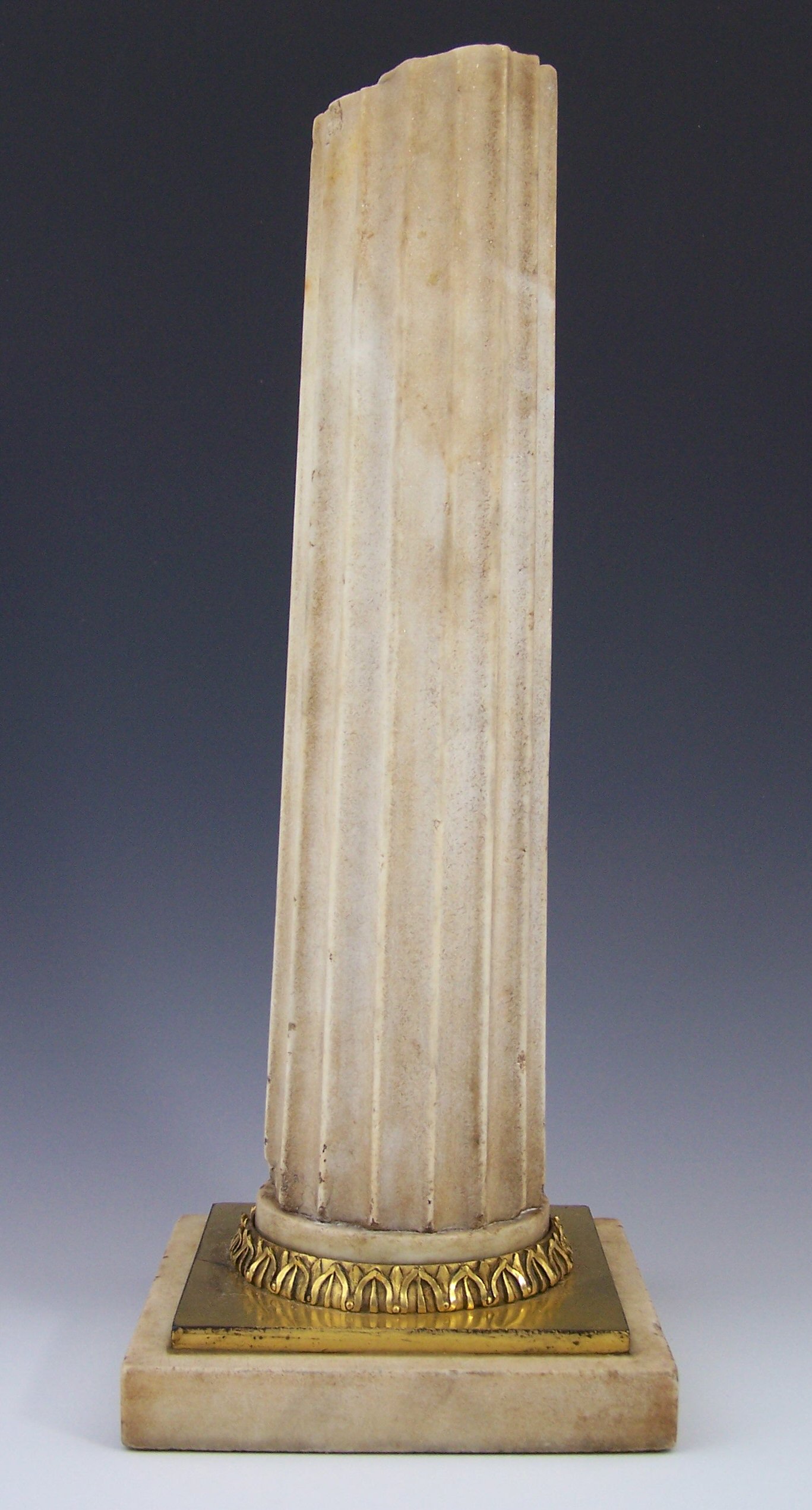 A Regency 'Grand Tour' marble column,
