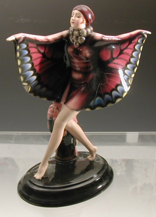 A Goldscheider Art Deco figure