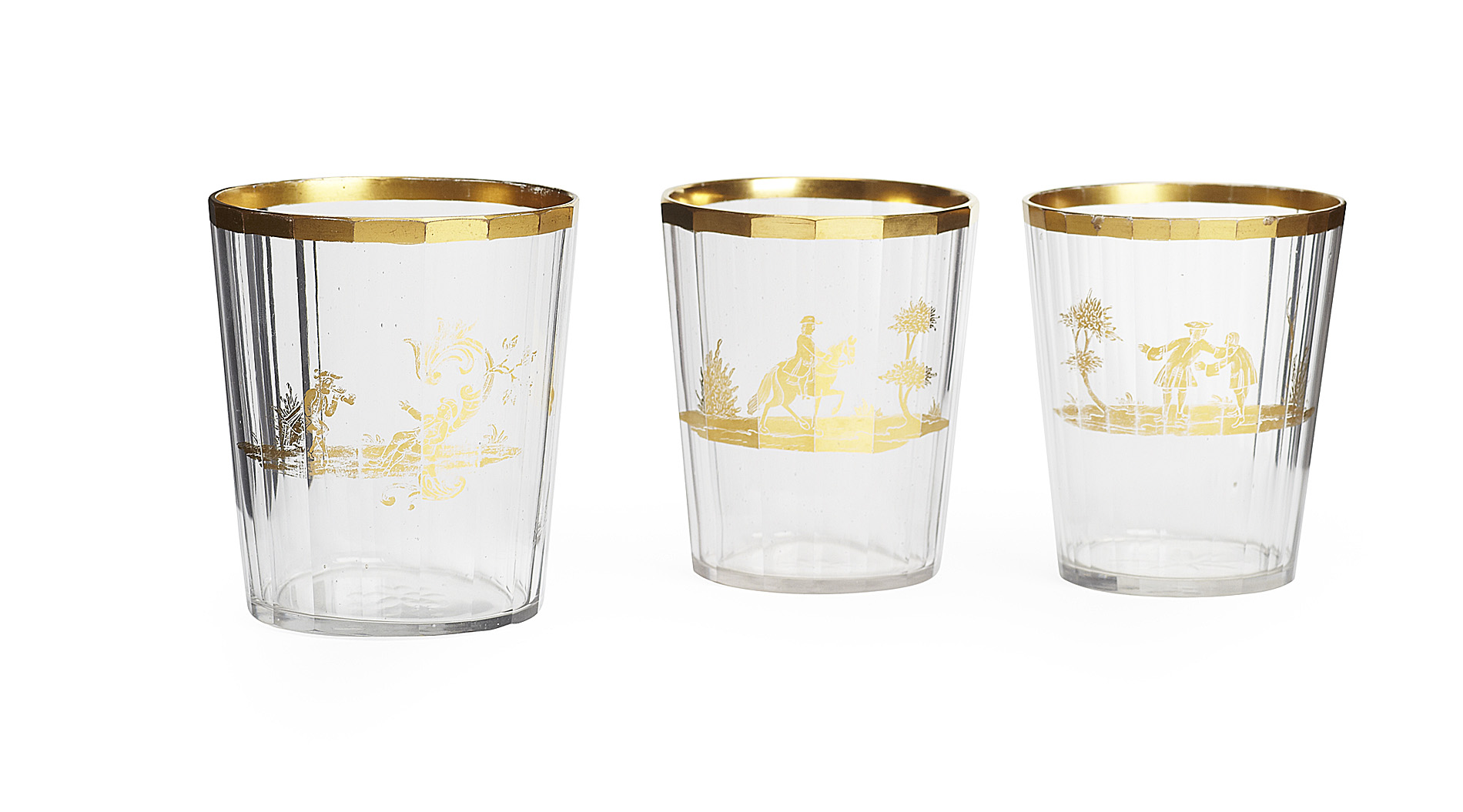 SUITE OF ELEVEN GERMAN GLASSES