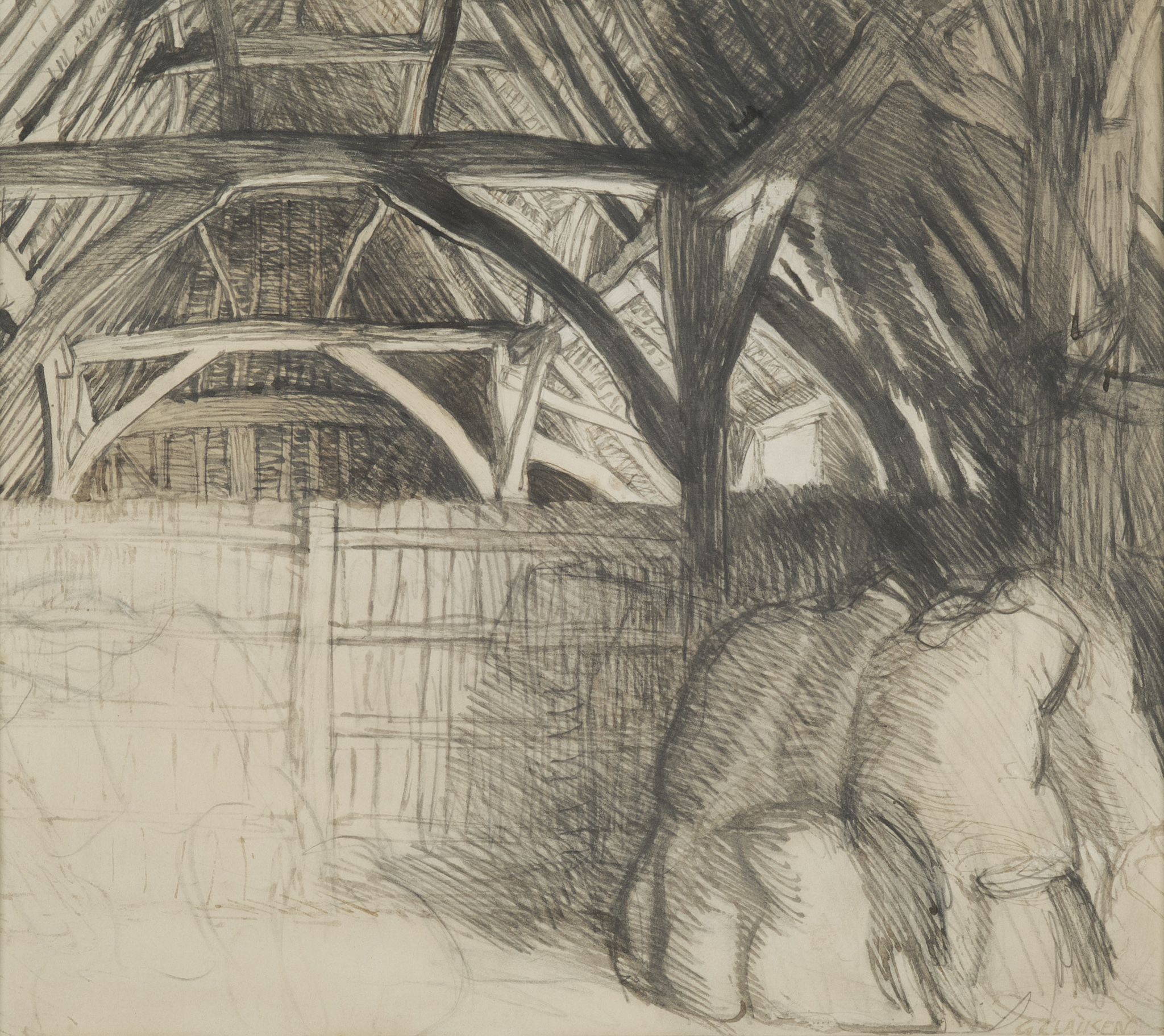 SIR GEORGE CLAUSEN R.A., R.W.S. (BRITISH 1852-1944)