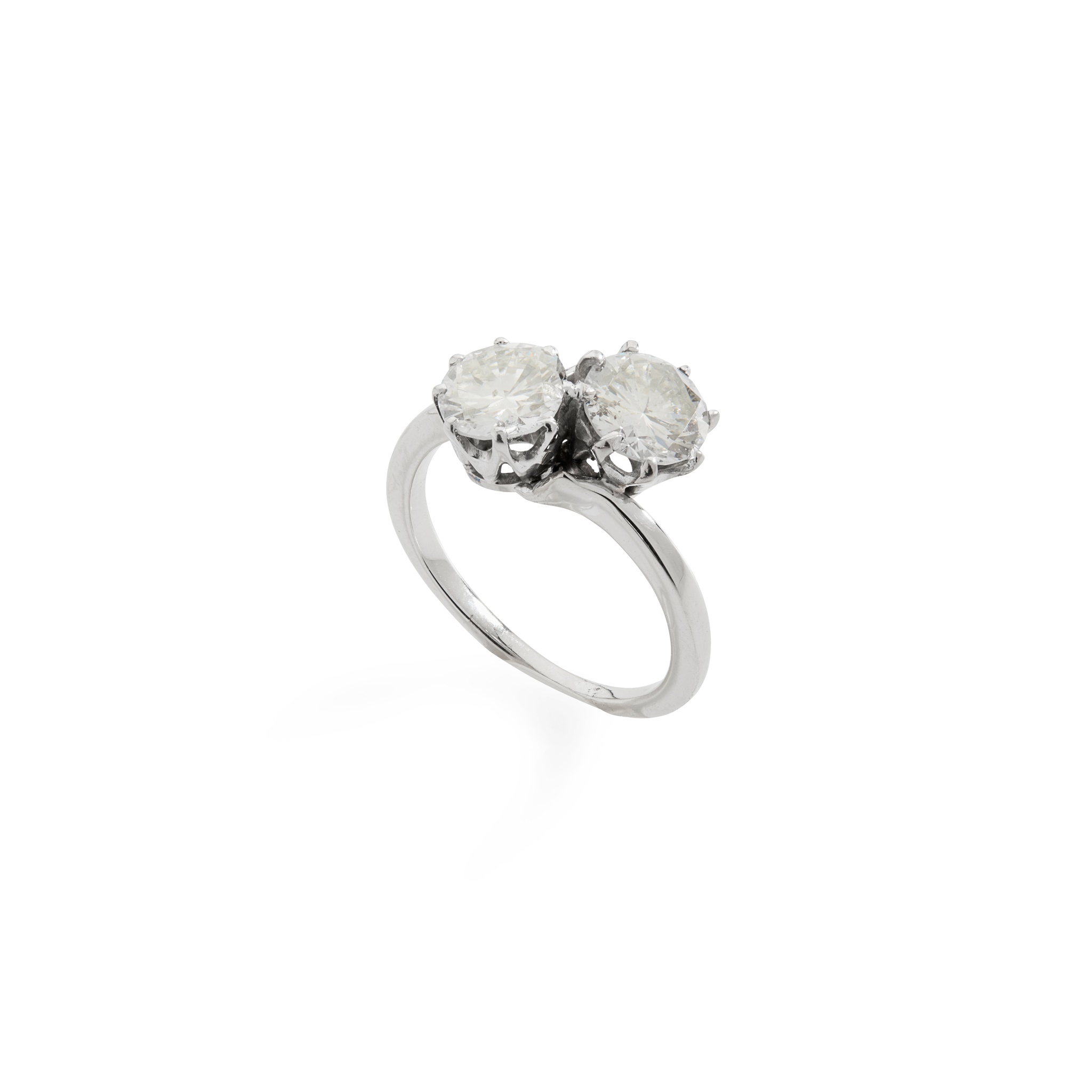 A diamond 'Toi et Moi' ring