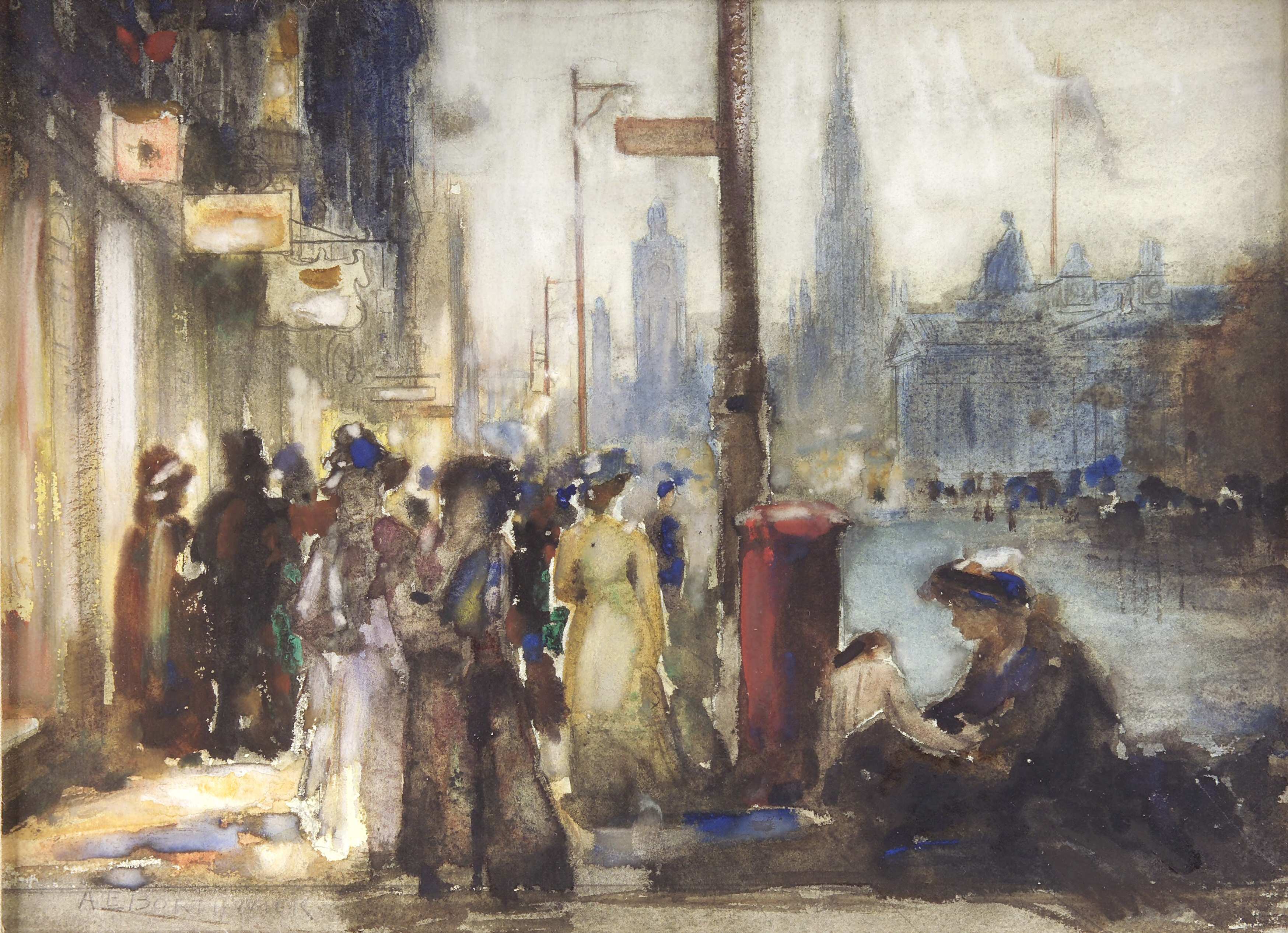 ALBERT EDWARD BORTHWICK R.S.A., P.R.S.W., A.R.B.A (1871-1955)