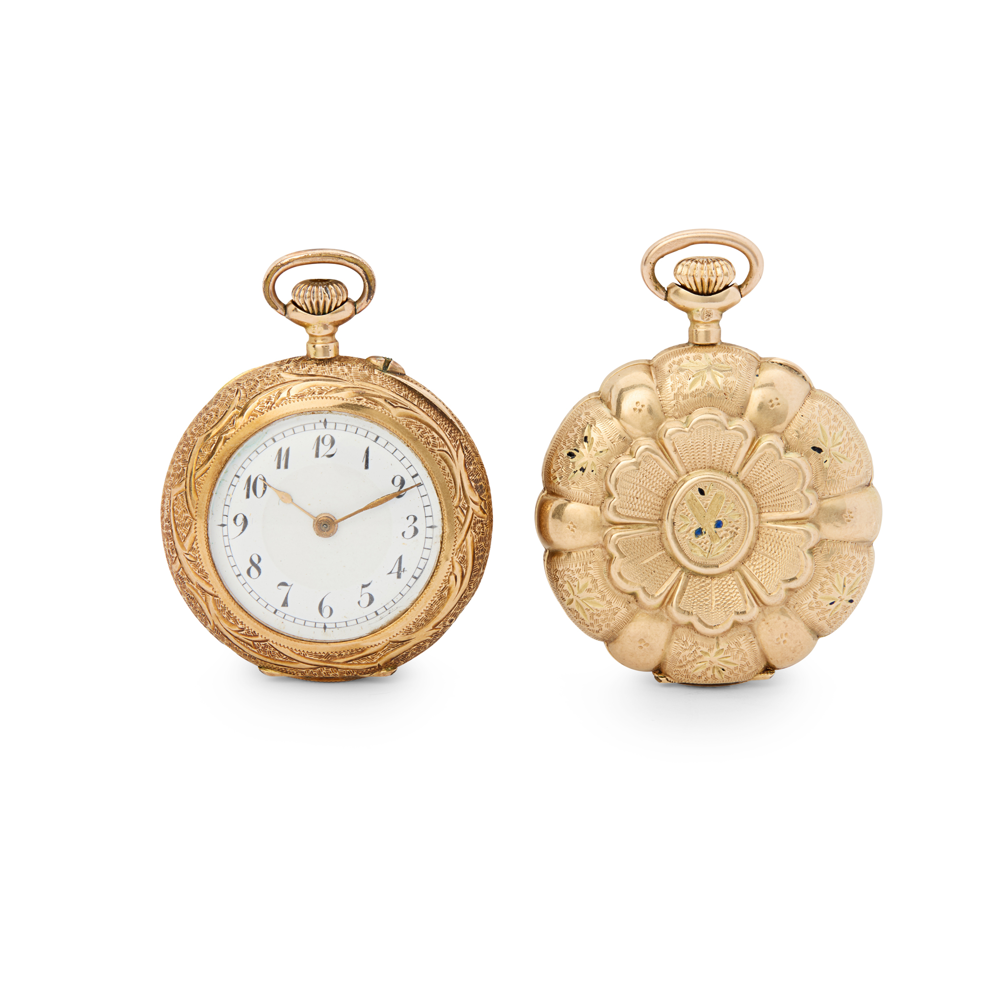 A collection of two Ladies fob watches