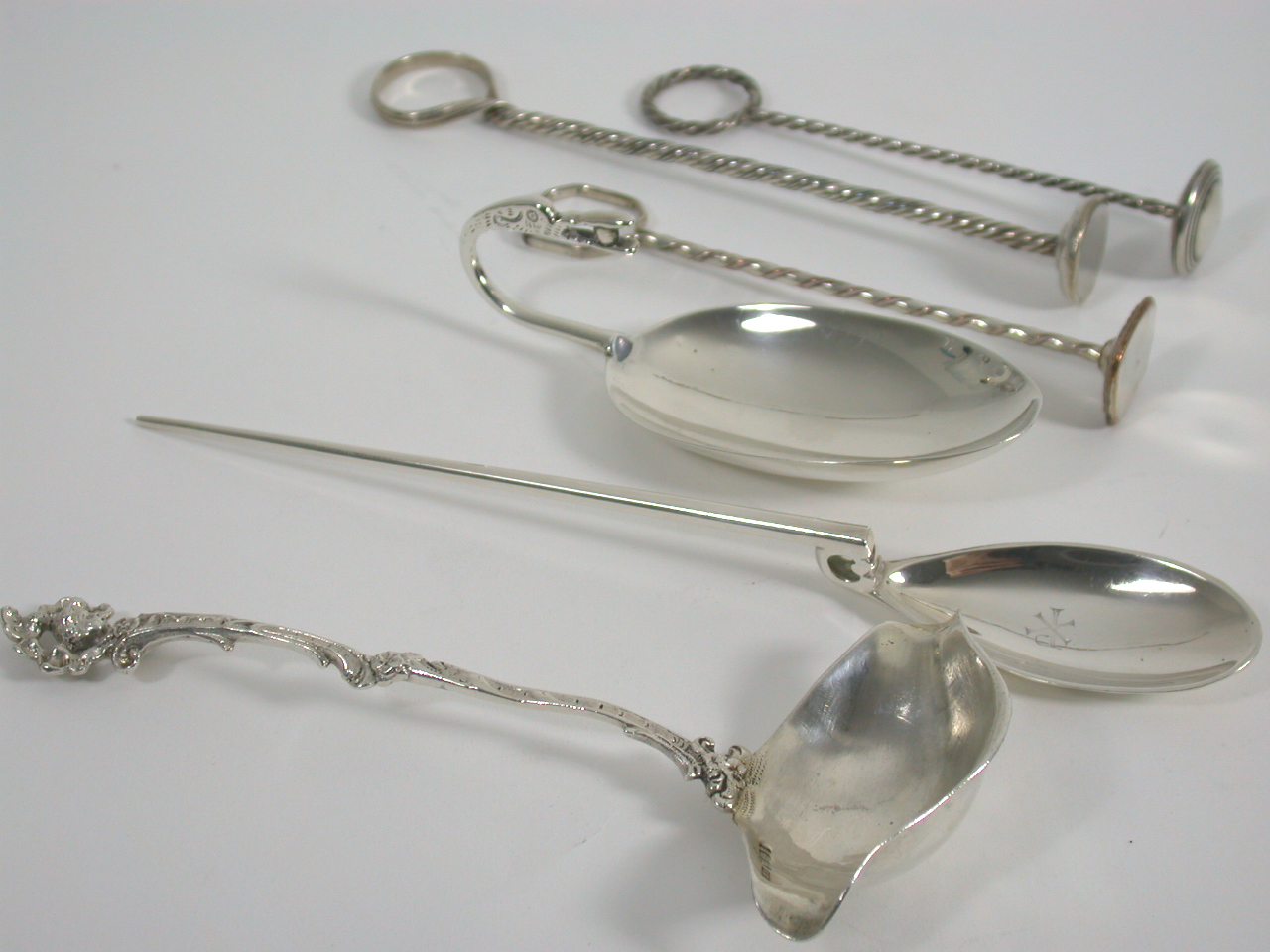 A Traprain Hoard reproduction spoon,
