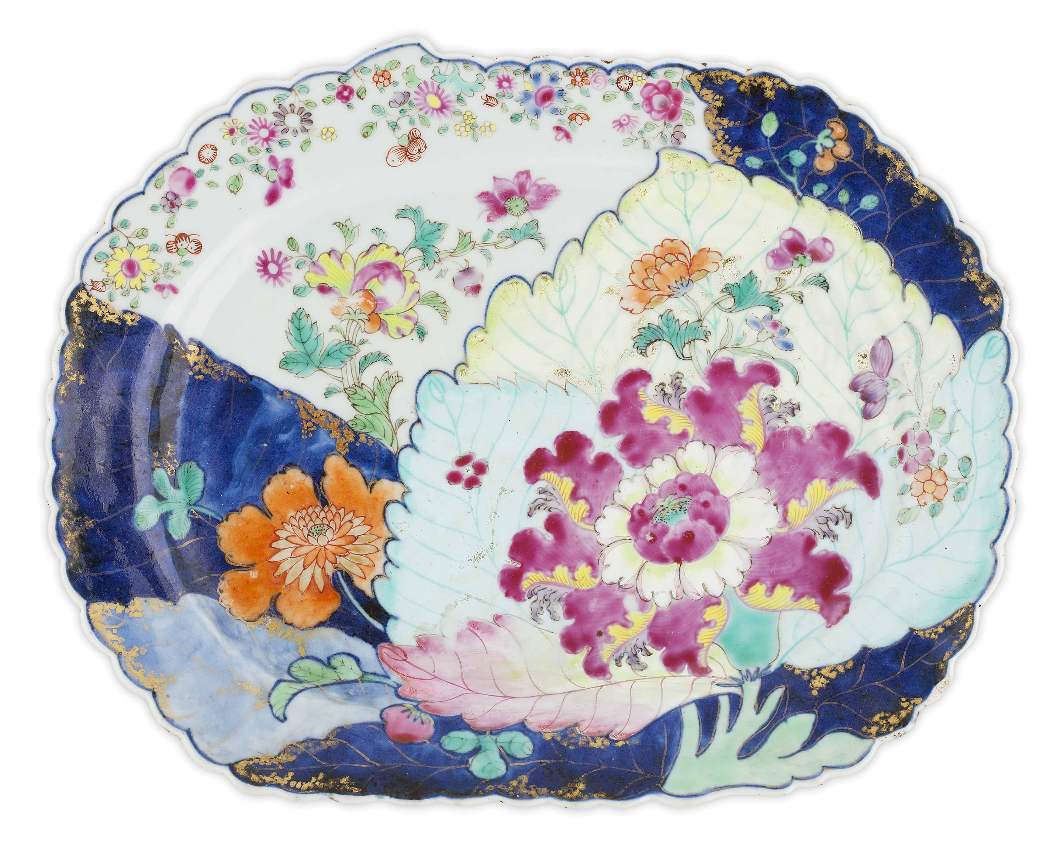 EXPORT 'TOBACCO LEAF' DISH