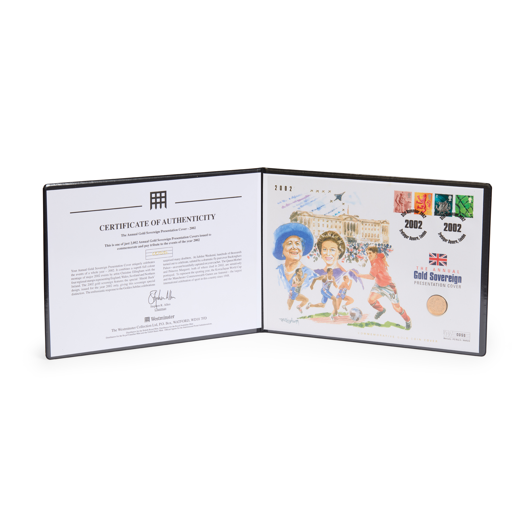 UK- 2002 S0VEREIGN FDC COVER
