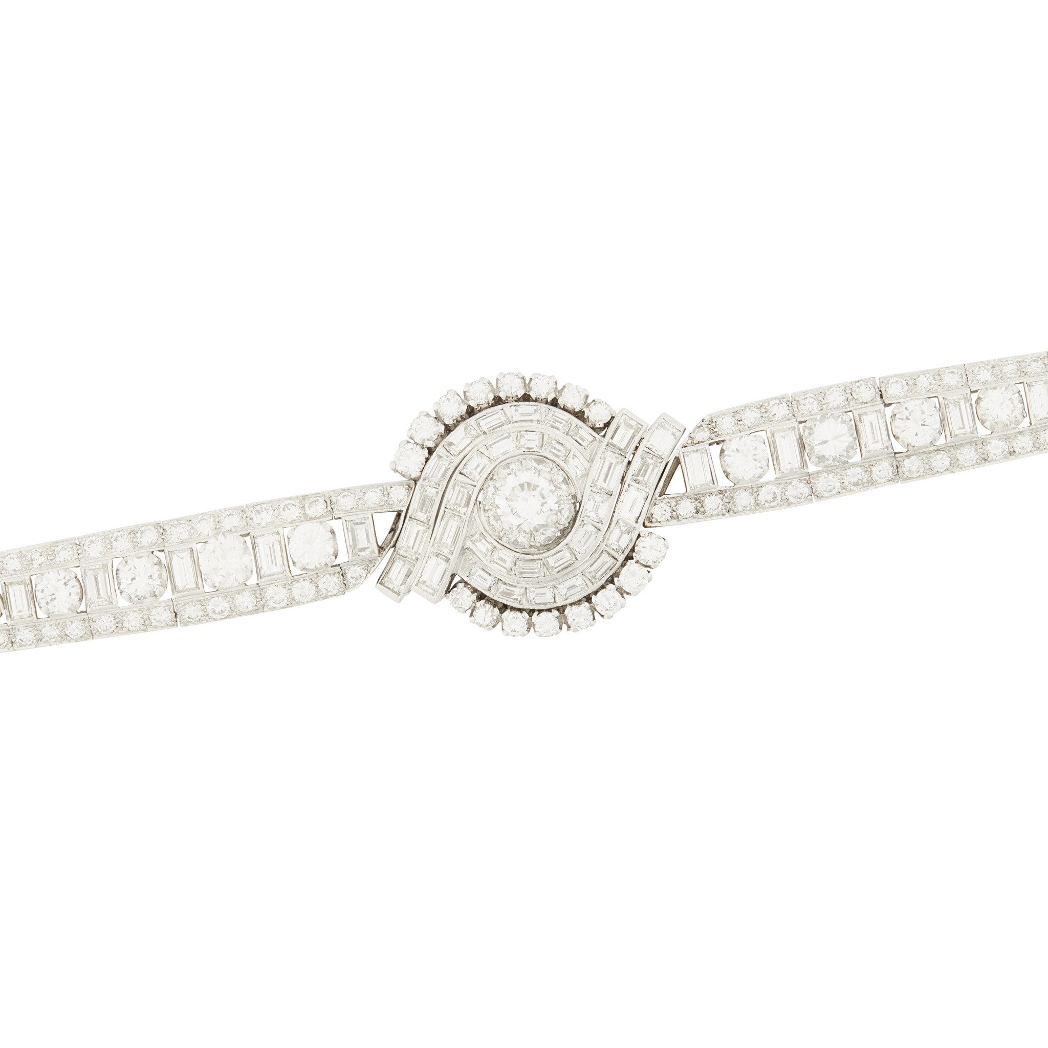 A 1940s diamond set bracelet