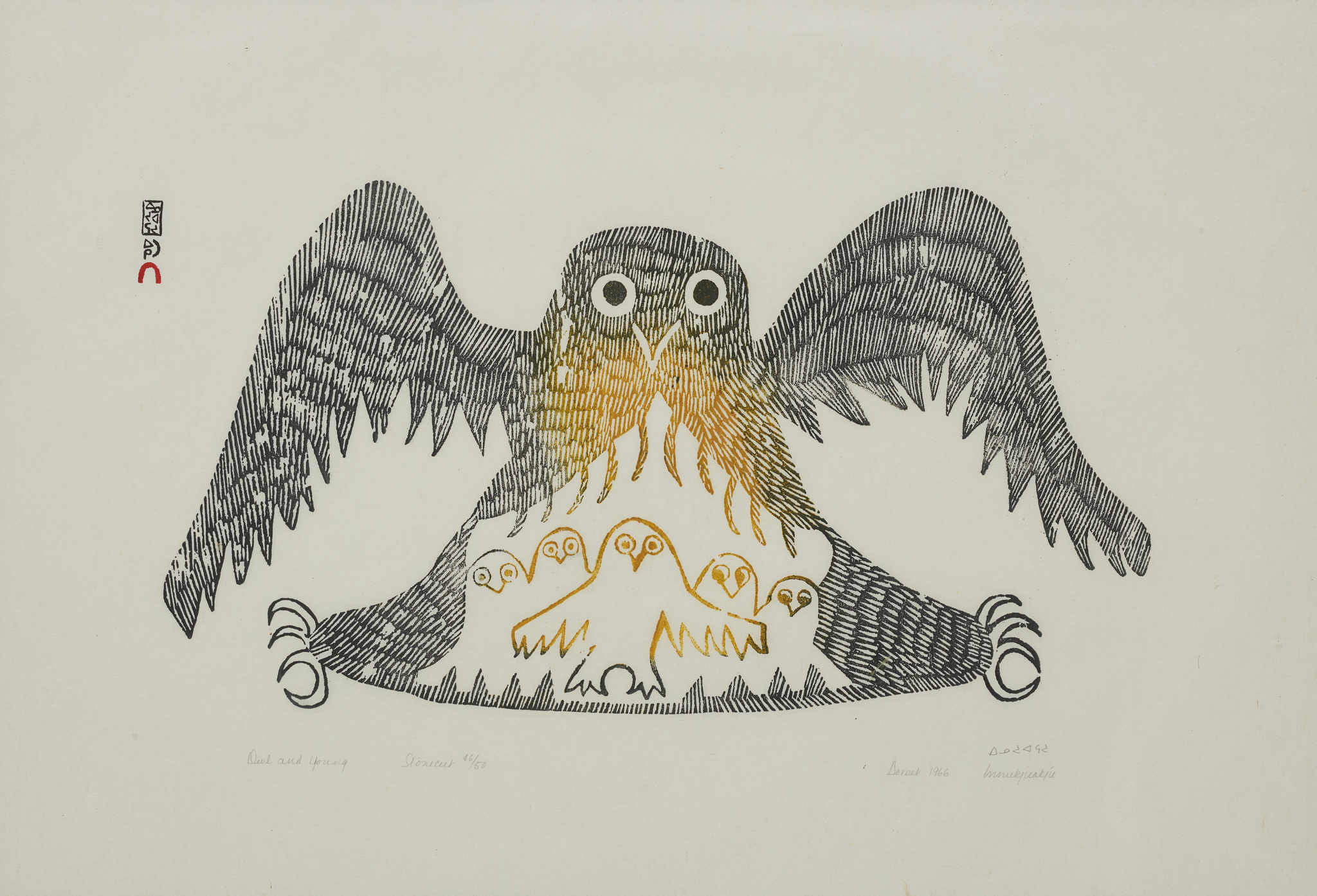 INNUKJUAKJU PUDLAT (INUIT 1913-1972)