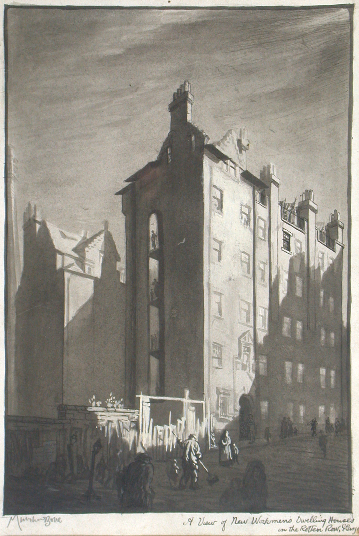 SIR MUIRHEAD BONE H.R.S.A., H.R.W.S., L.L.B., D.LITT (1876-1953) SCOTTISH