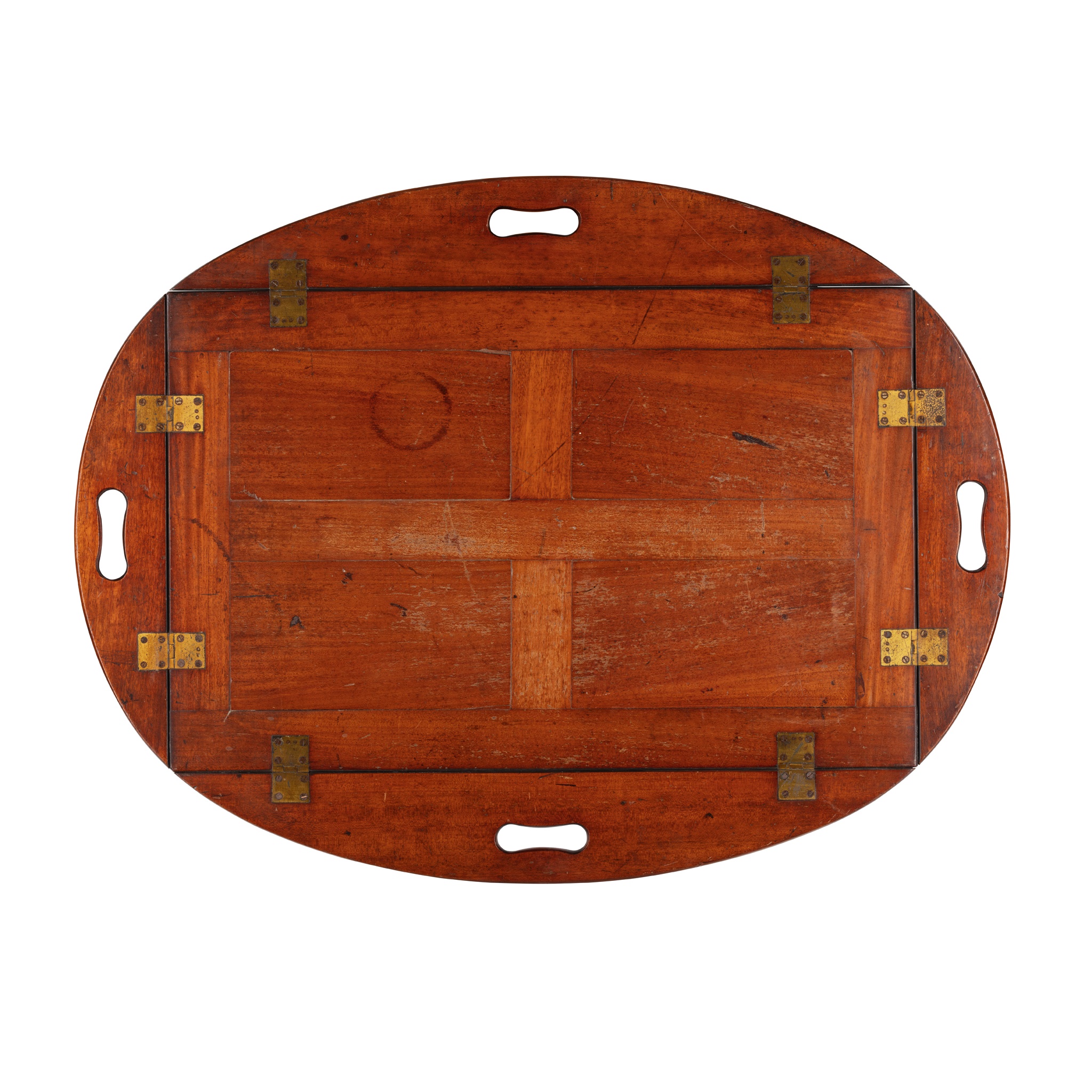 LATE GEORGIAN MAHOGANY BUTLER'S TRAY