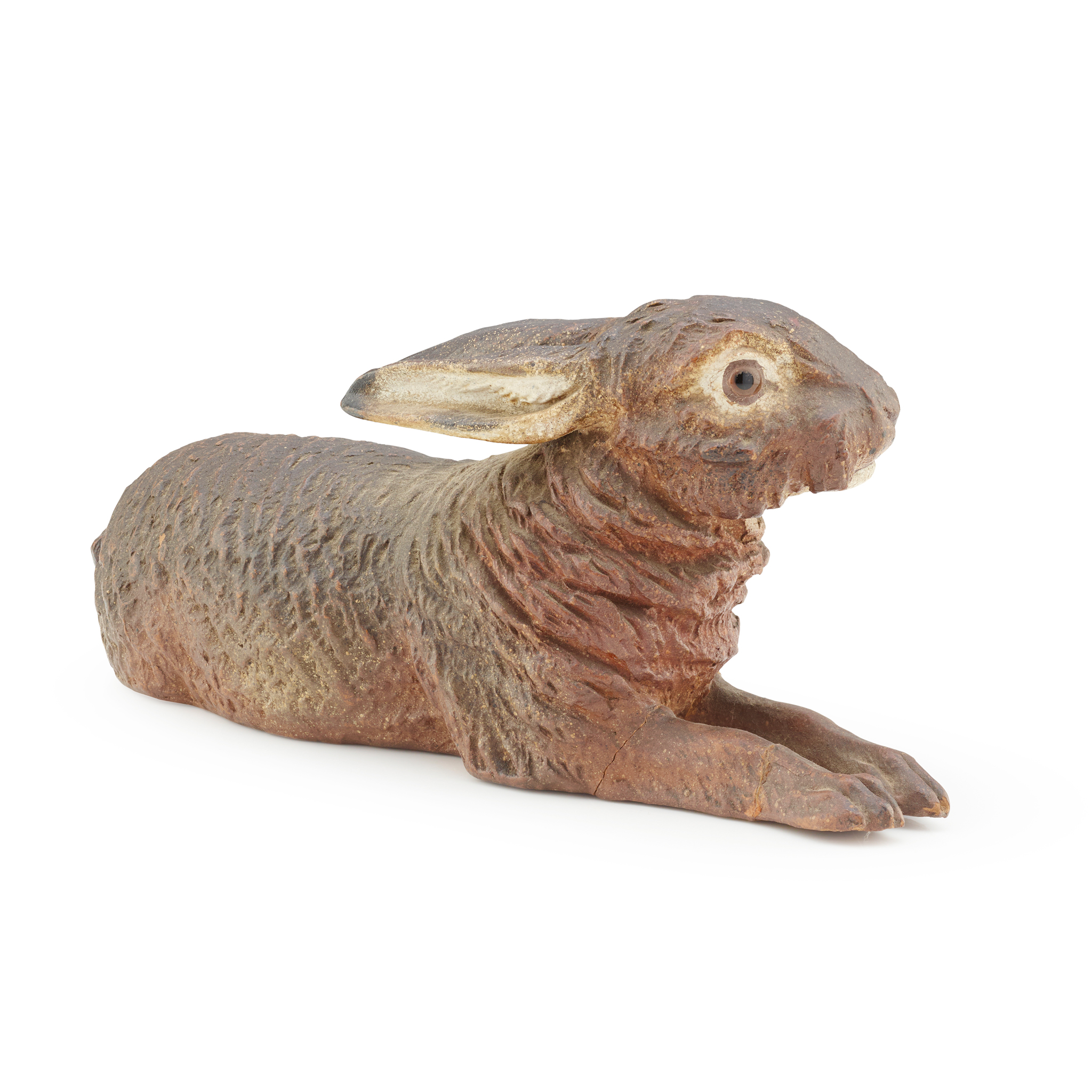 AUSTRIAN TERRACOTTA MODEL OF A HARE