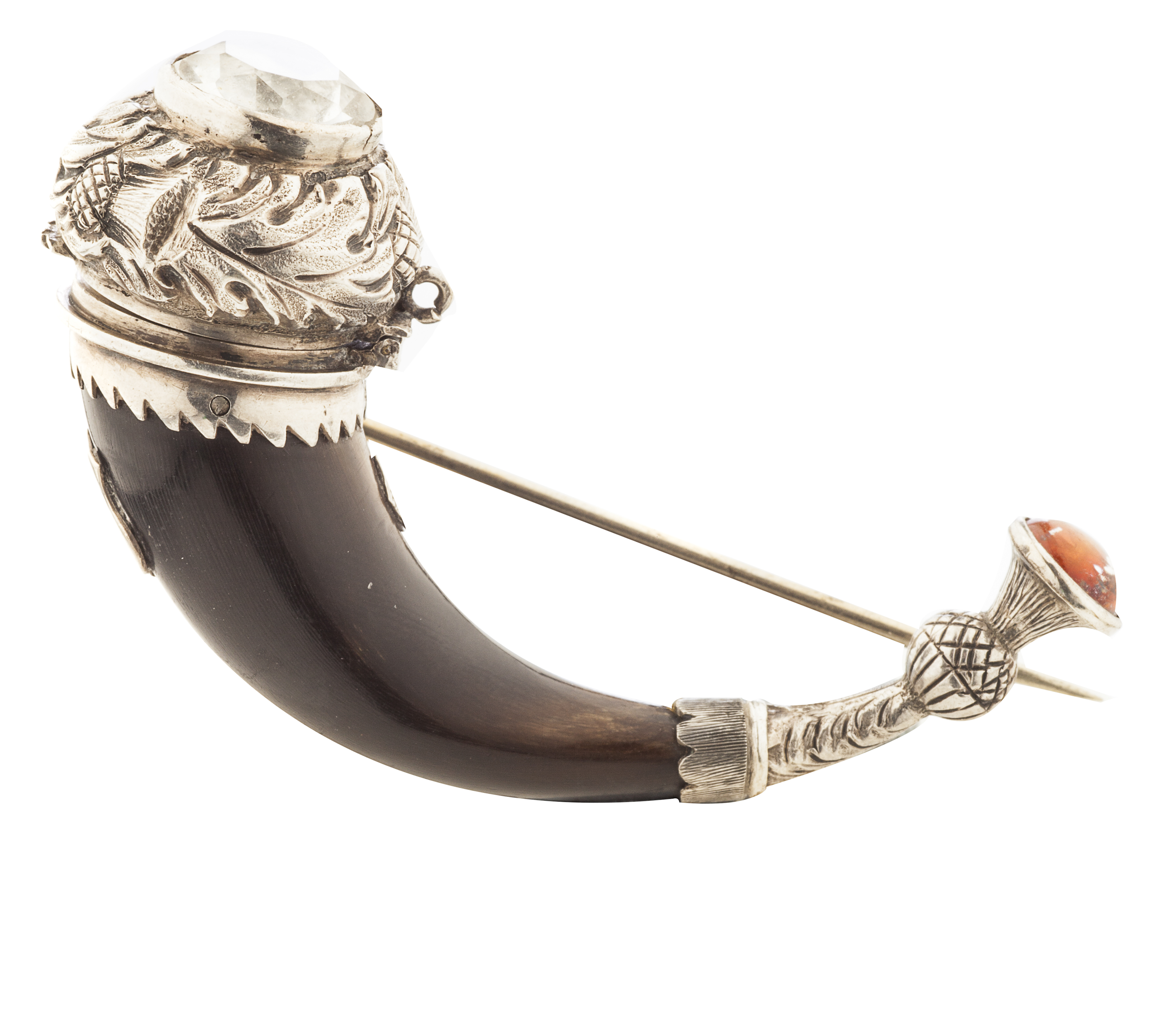 A Scottish market vinaigrette brooch