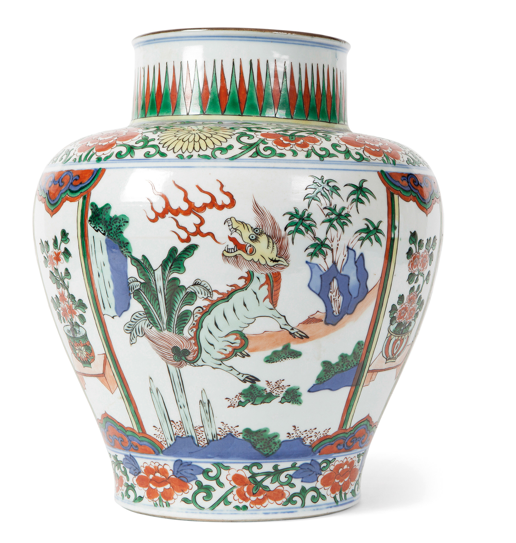 A WOUCAI VASE