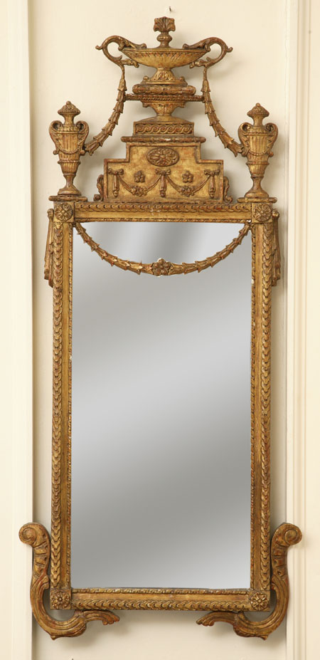 A pair of 19th century French wall mirrors