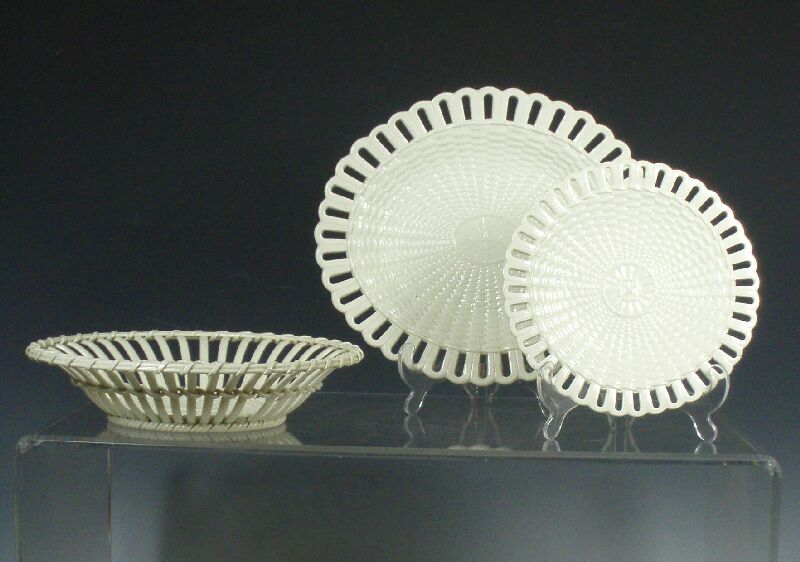 A collection of 19th century cream ware