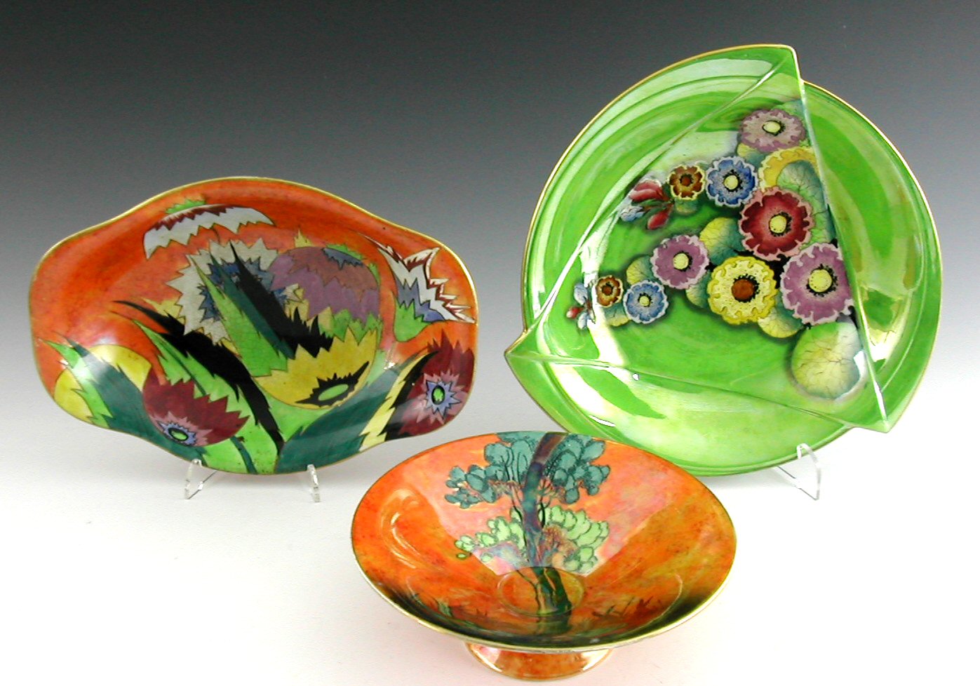 Three Carlton Ware bowls,