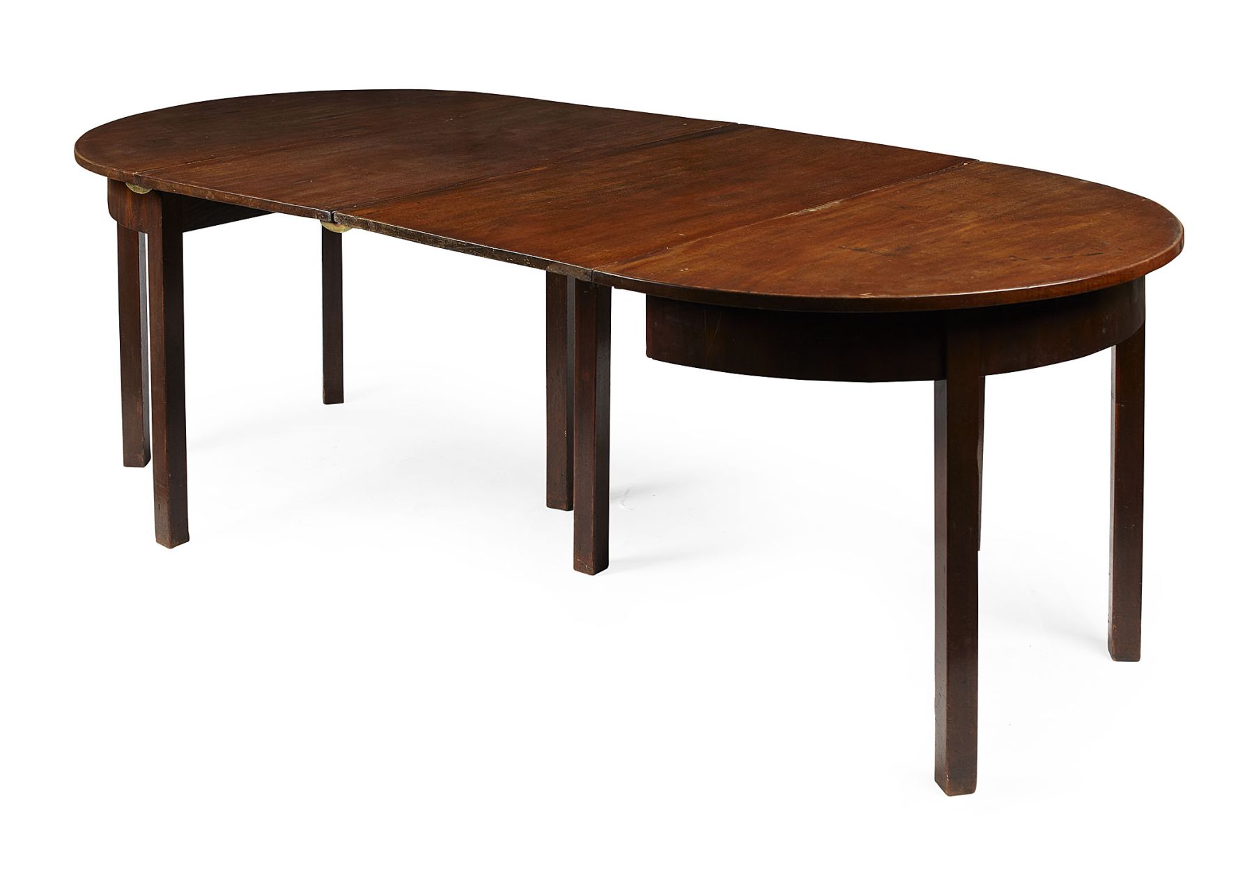 GEORGE III MAHOGANY DINING TABLE