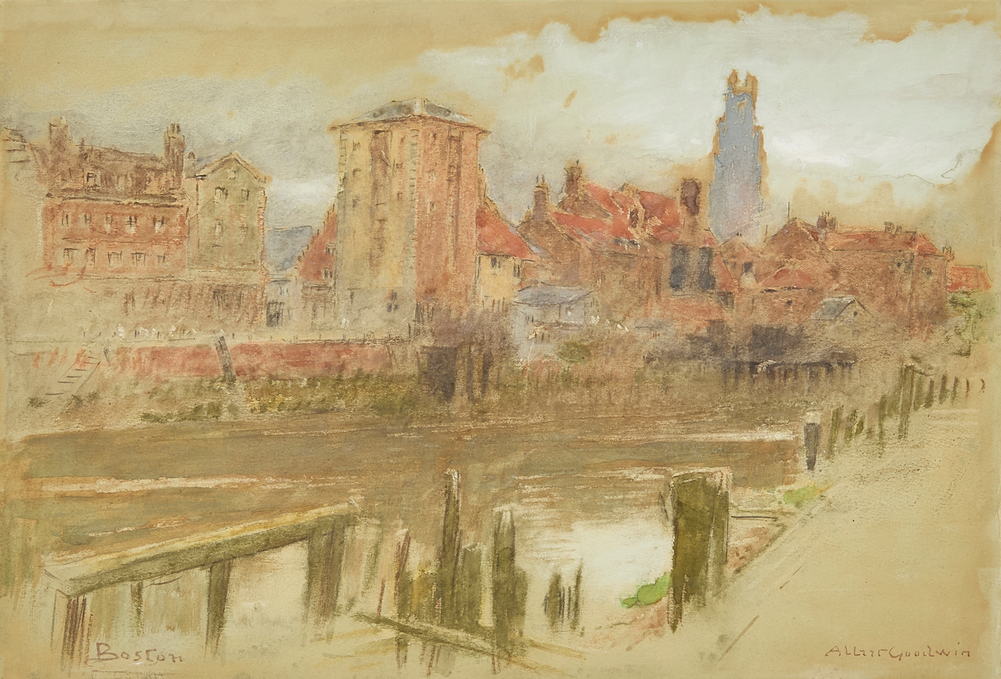 ALBERT GOODWIN R.W.S. (BRITISH 1845-1932)