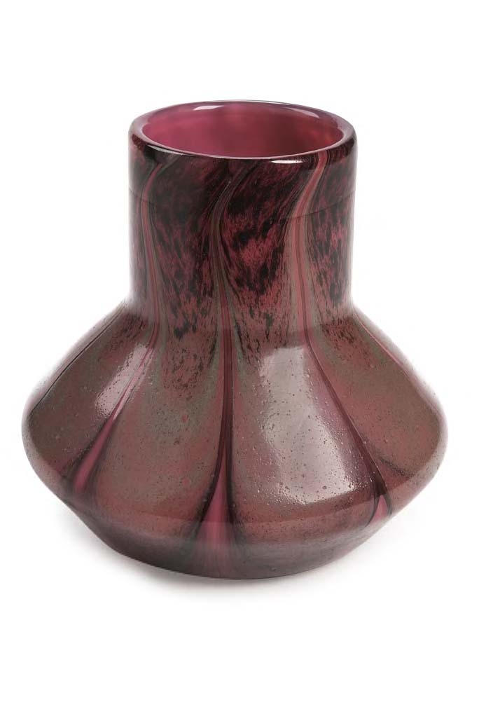 A Monart 'stoneware' glass vase,