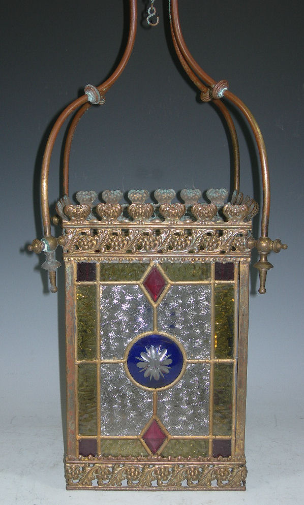 A late nineteenth century hanging lantern