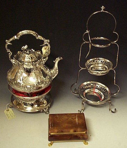 A cased brass four glass carriage clock;