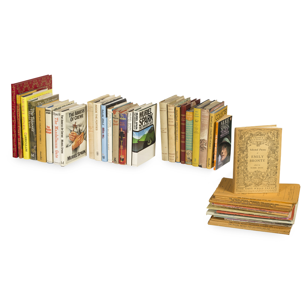 Spark, Muriel - A Collection of Books, mostly inscribed from Muriel to Robin Spark, comprising