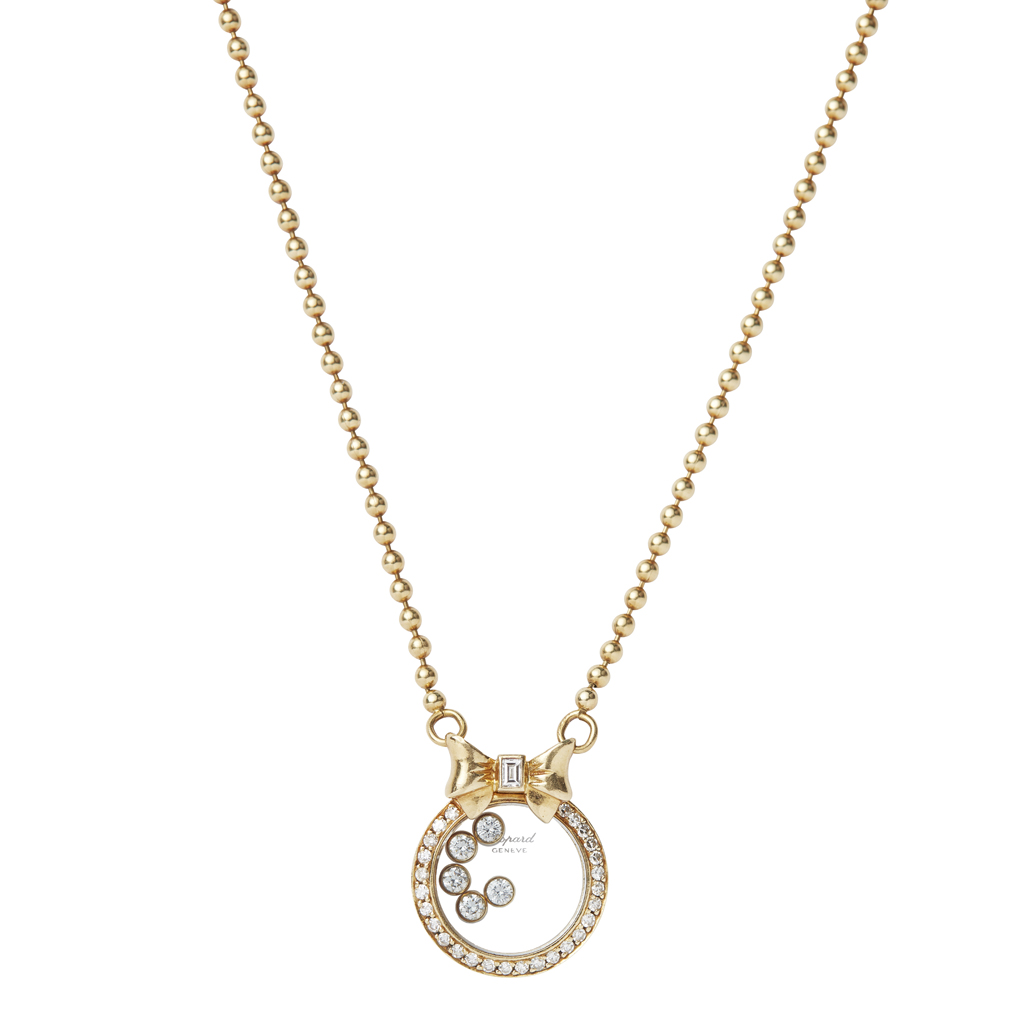 A contemporary 'Happy Diamonds' pendant, Chopard
