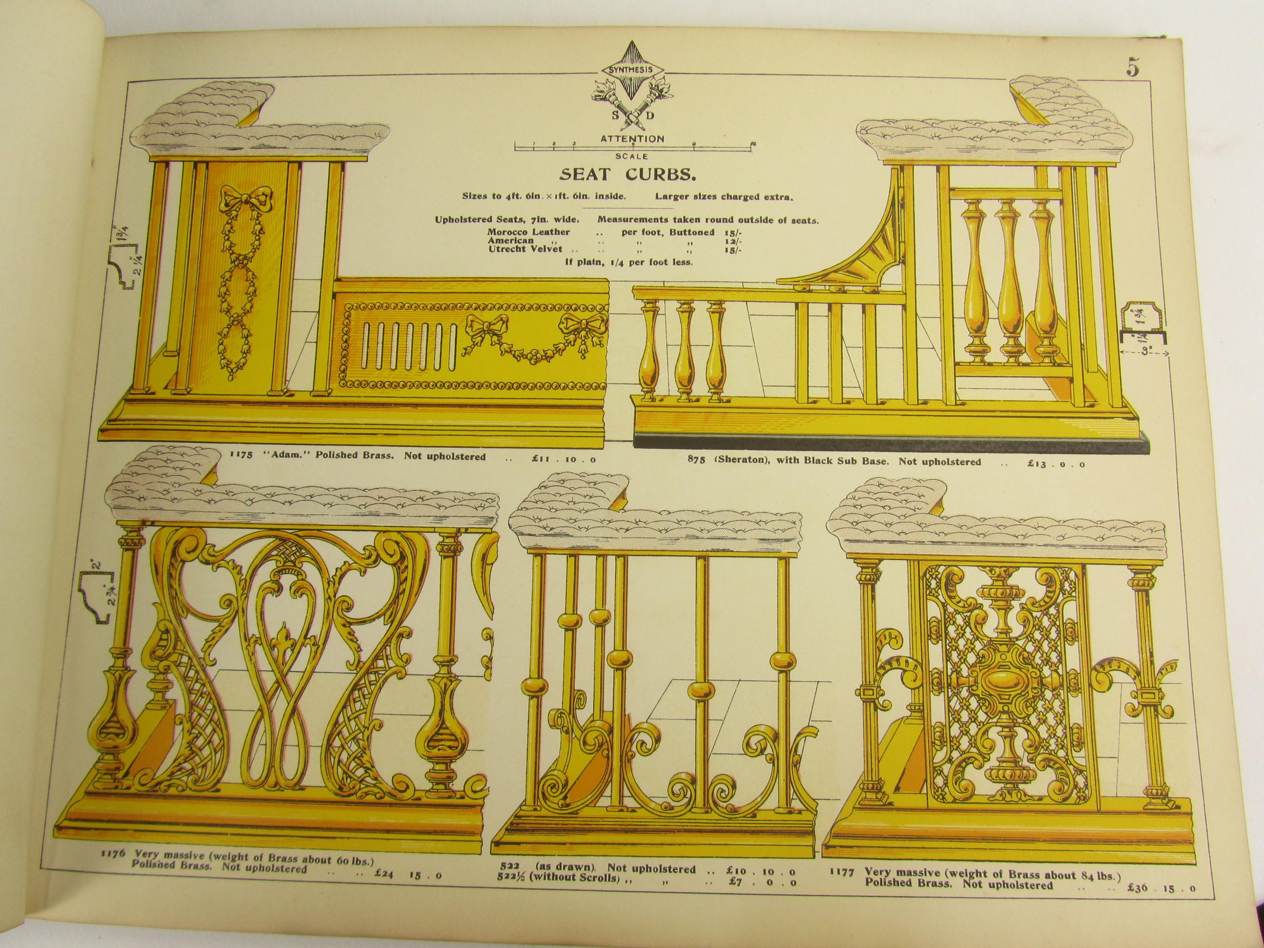 Cast iron pattern books, a collection of 12 volumes, including Carron Company