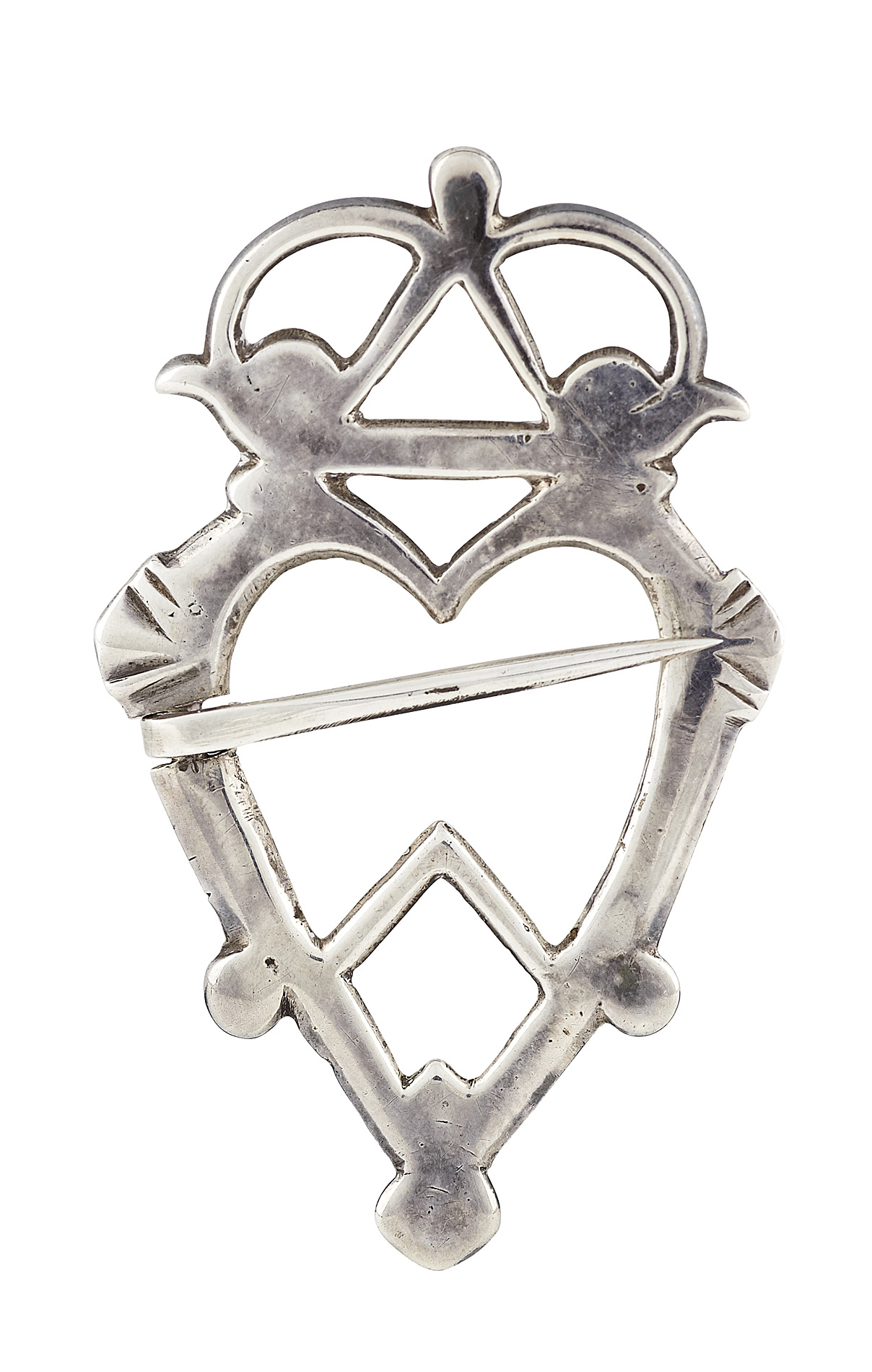 Inverness - a Scottish provincial luckenbooth brooch