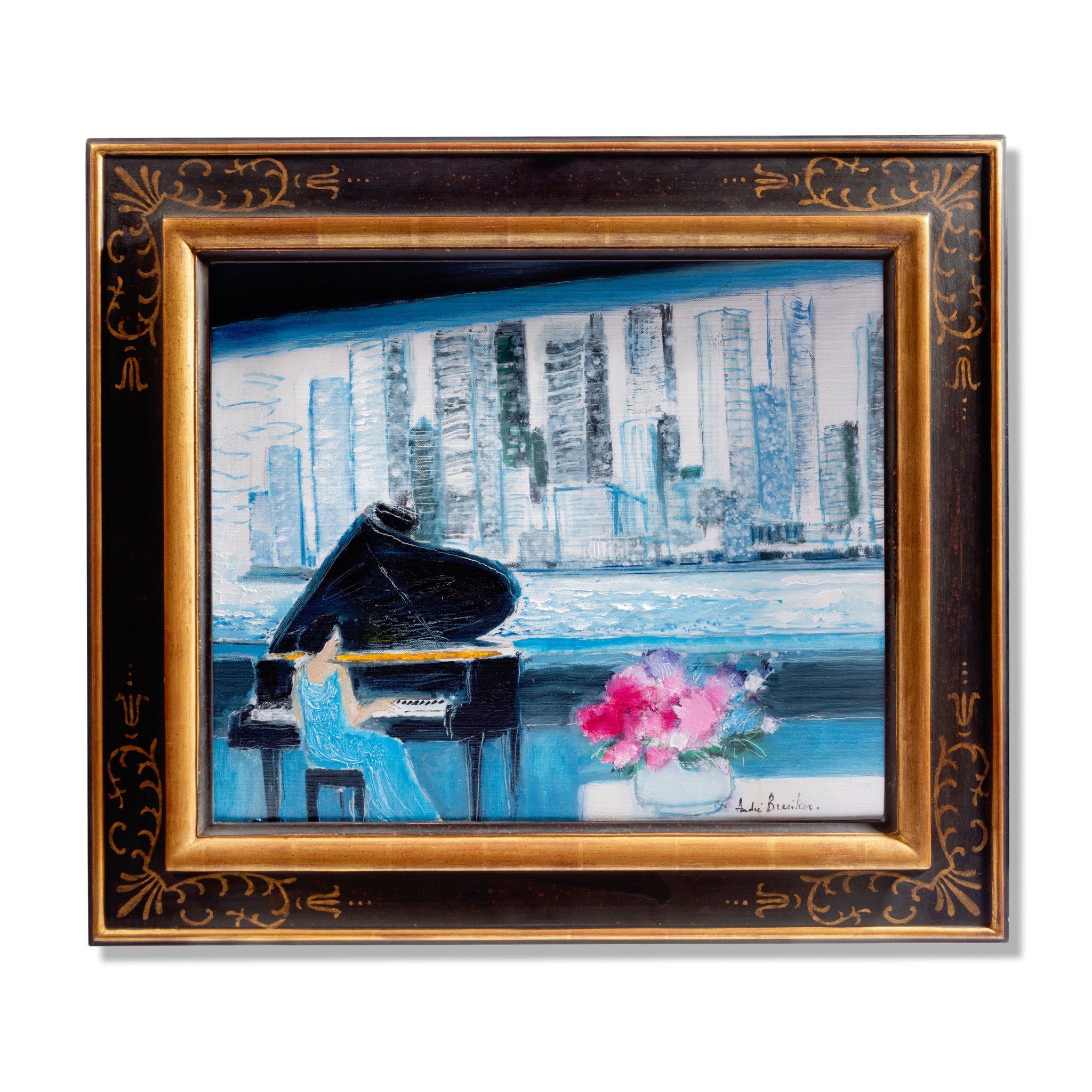 Past auction: ANDRÉ BRASILIER (FRENCH 1929-) PIANO À NEW YORK