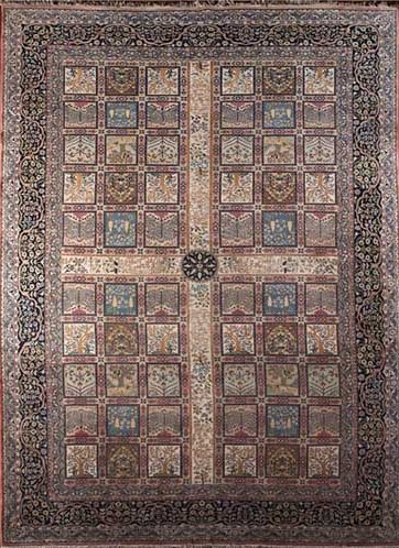 A large Tabriz garden carpet, Persia circa 1950