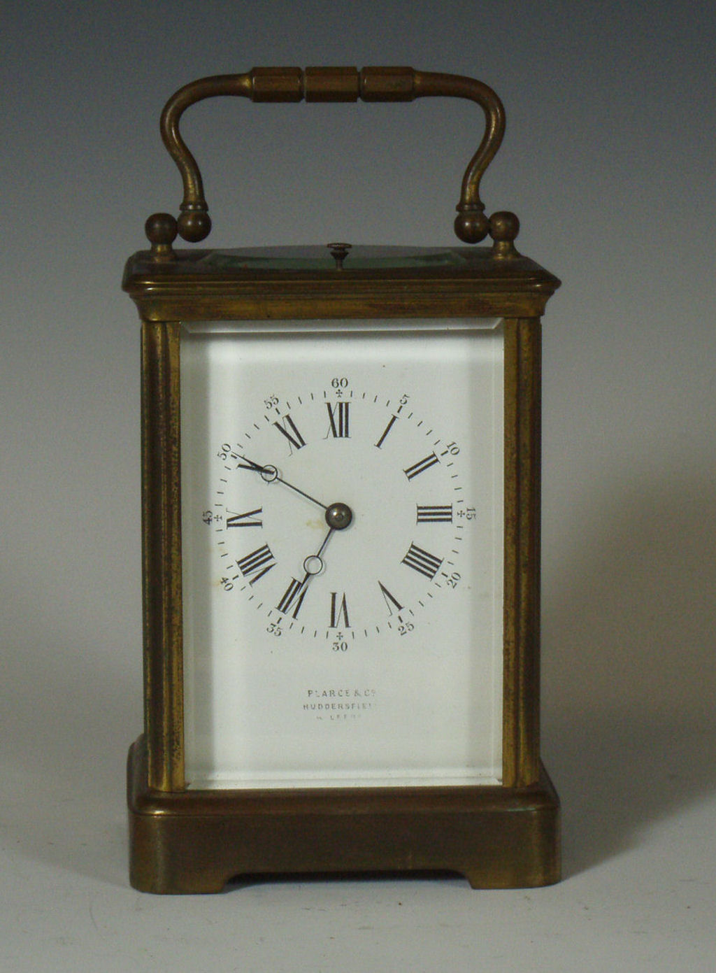 A late 19th century carriage clock repeater By Pearce & Co. Huddersfield, Leeds