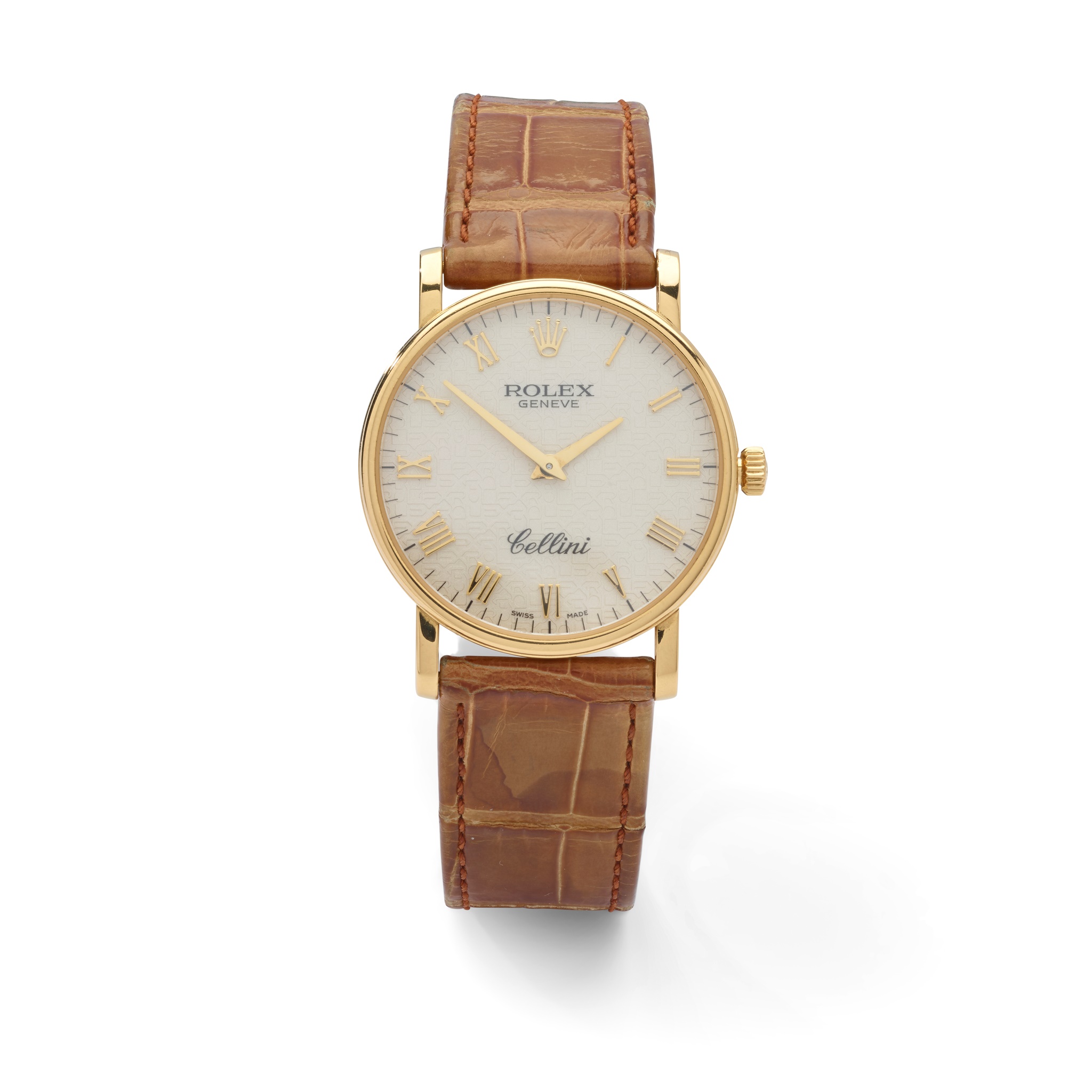 Rolex: An 18ct gold wristwatch