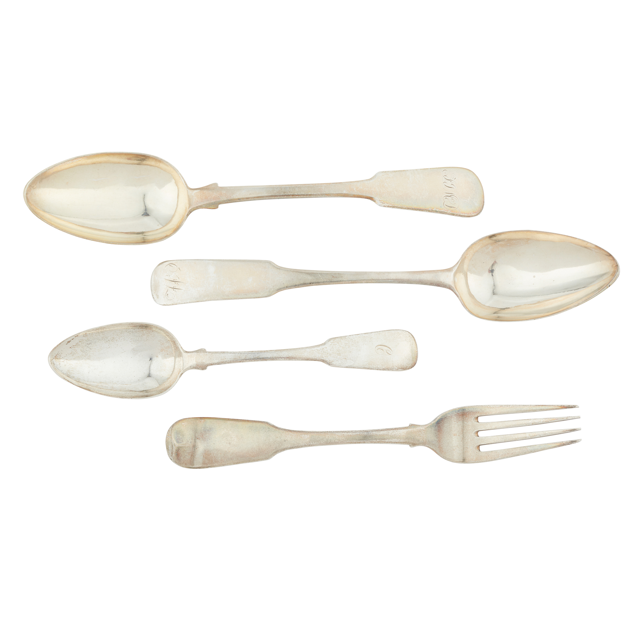 PERTH – A COLLECTION OF SCOTTISH PROVINCIAL FLATWARE