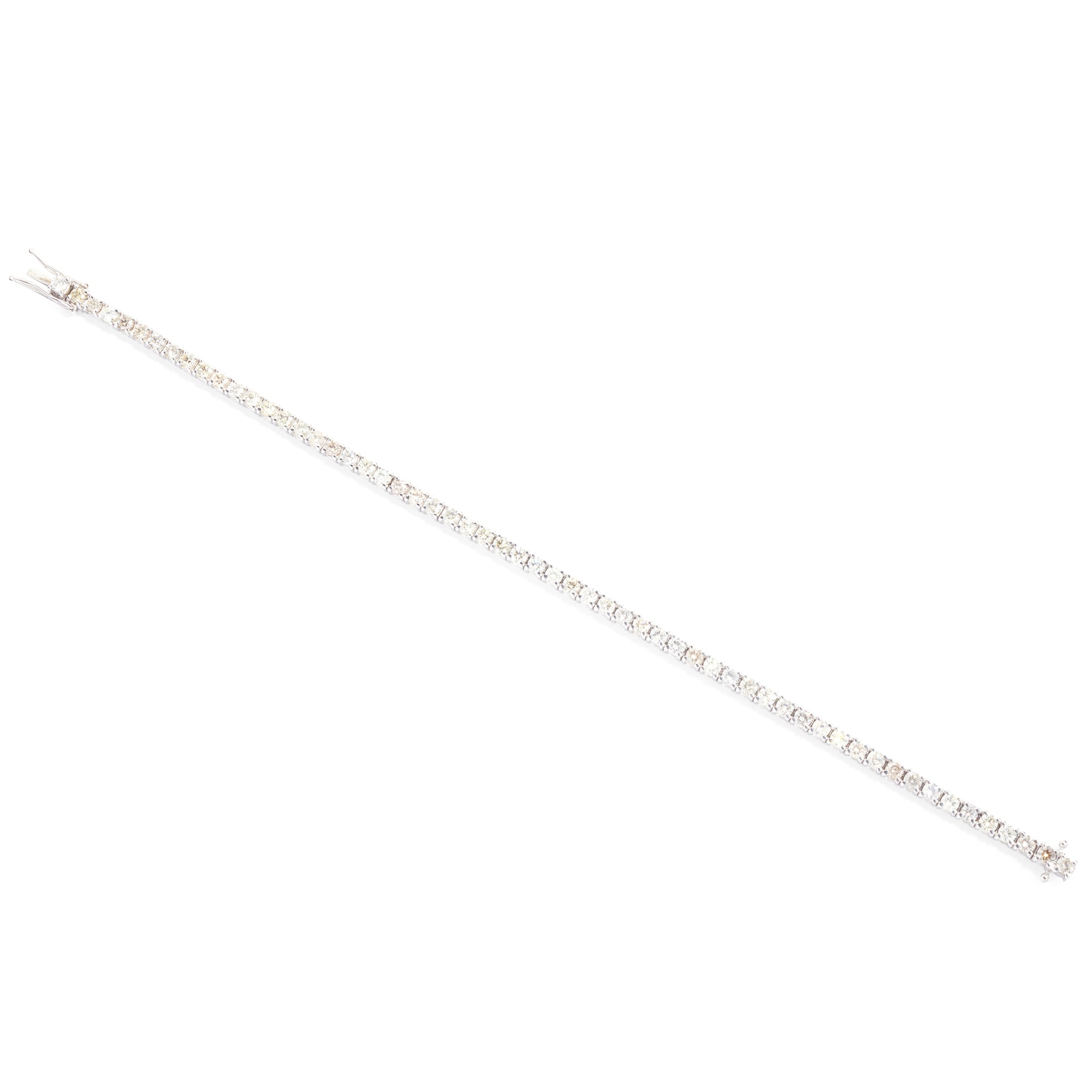 A diamond bracelet
