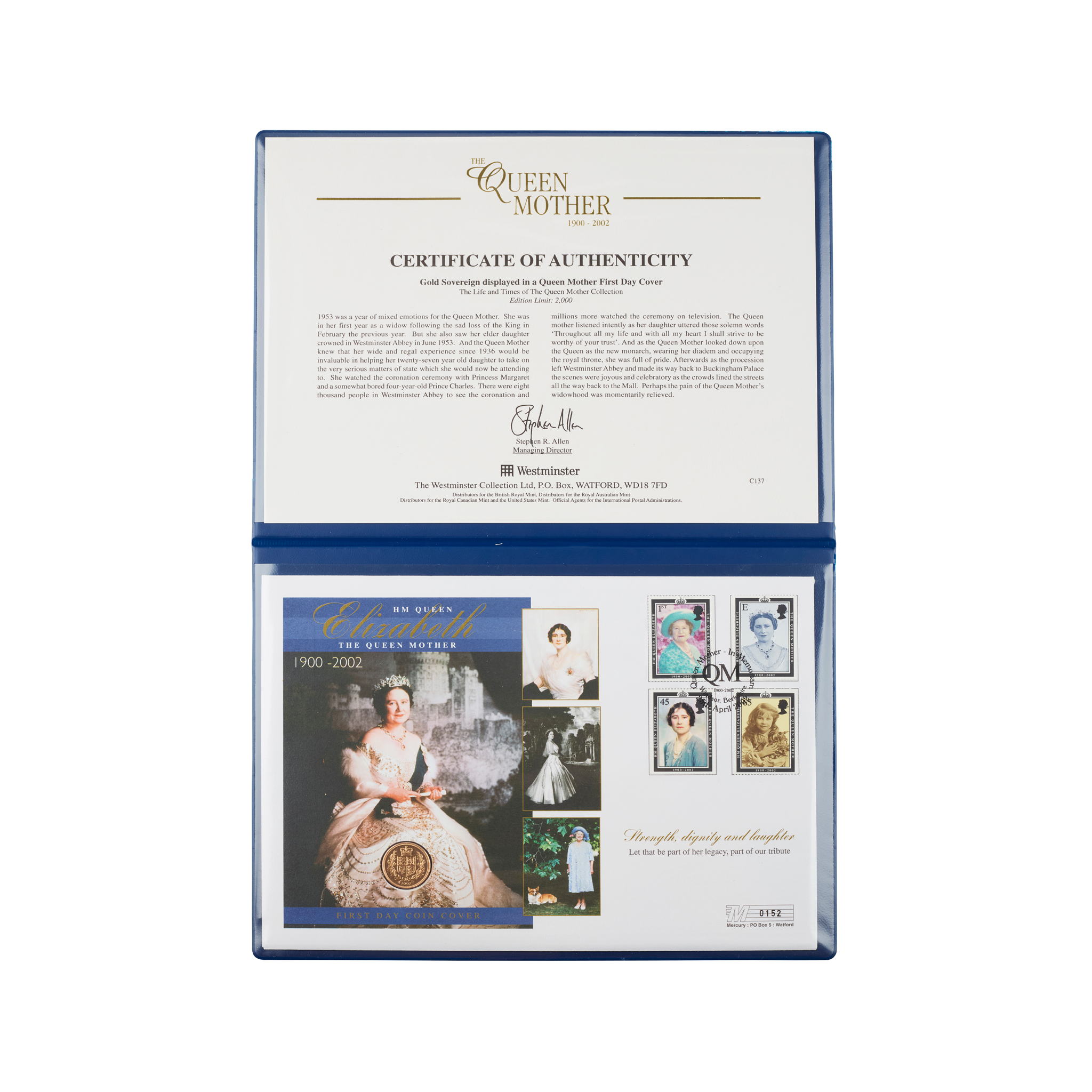UK - 2002 SOVEREIGN FDC