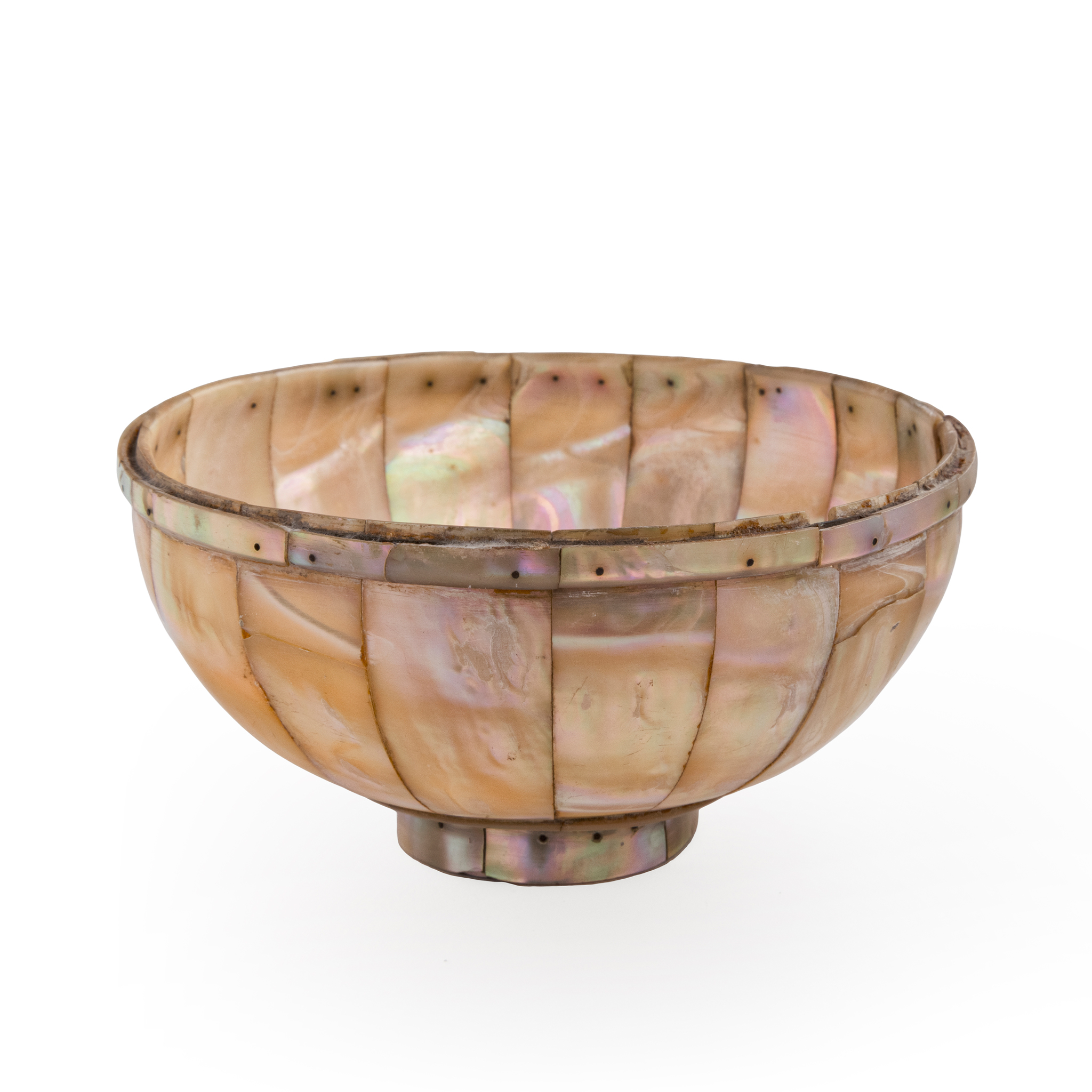AN INDO-PORTUGUESE MOTHER-OF-PEARL BOWL