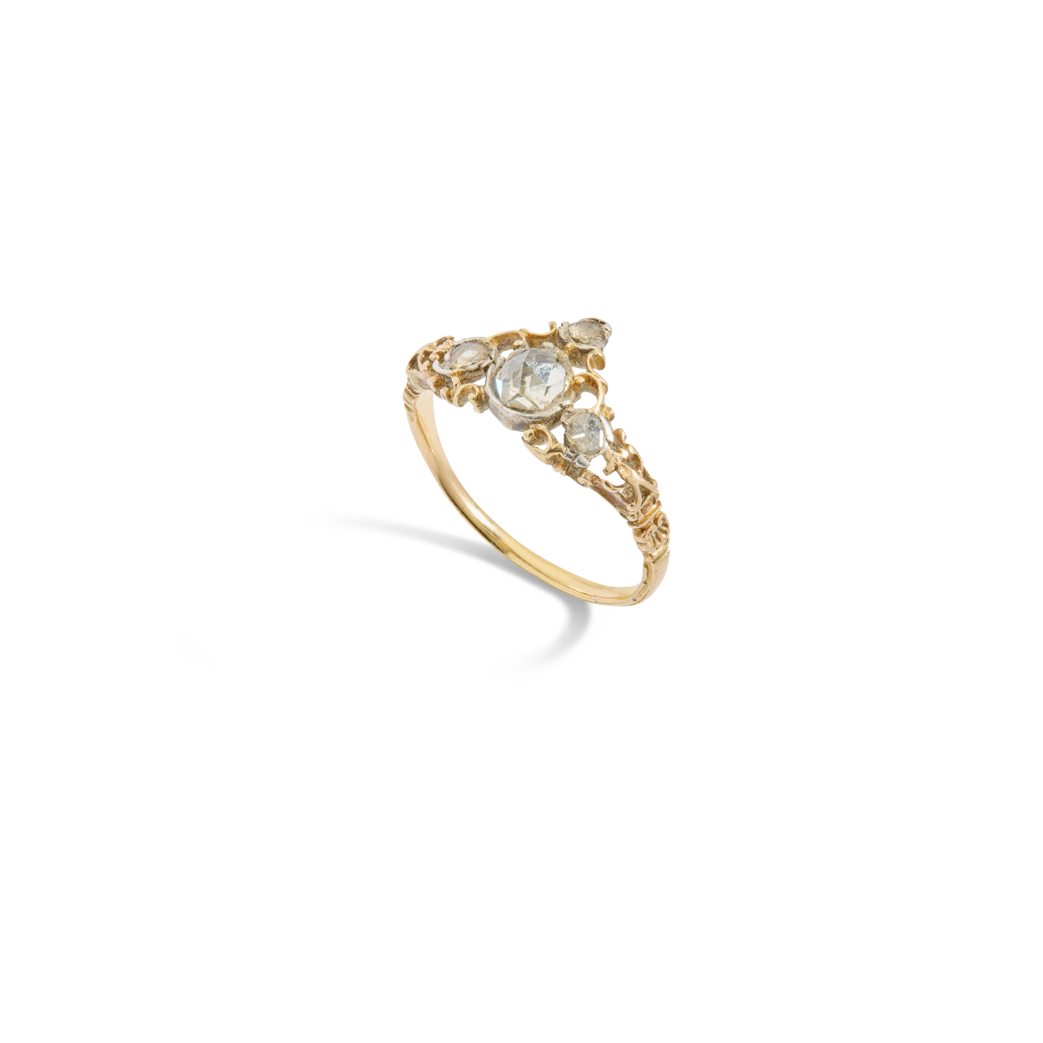 A late 18th century diamond ring