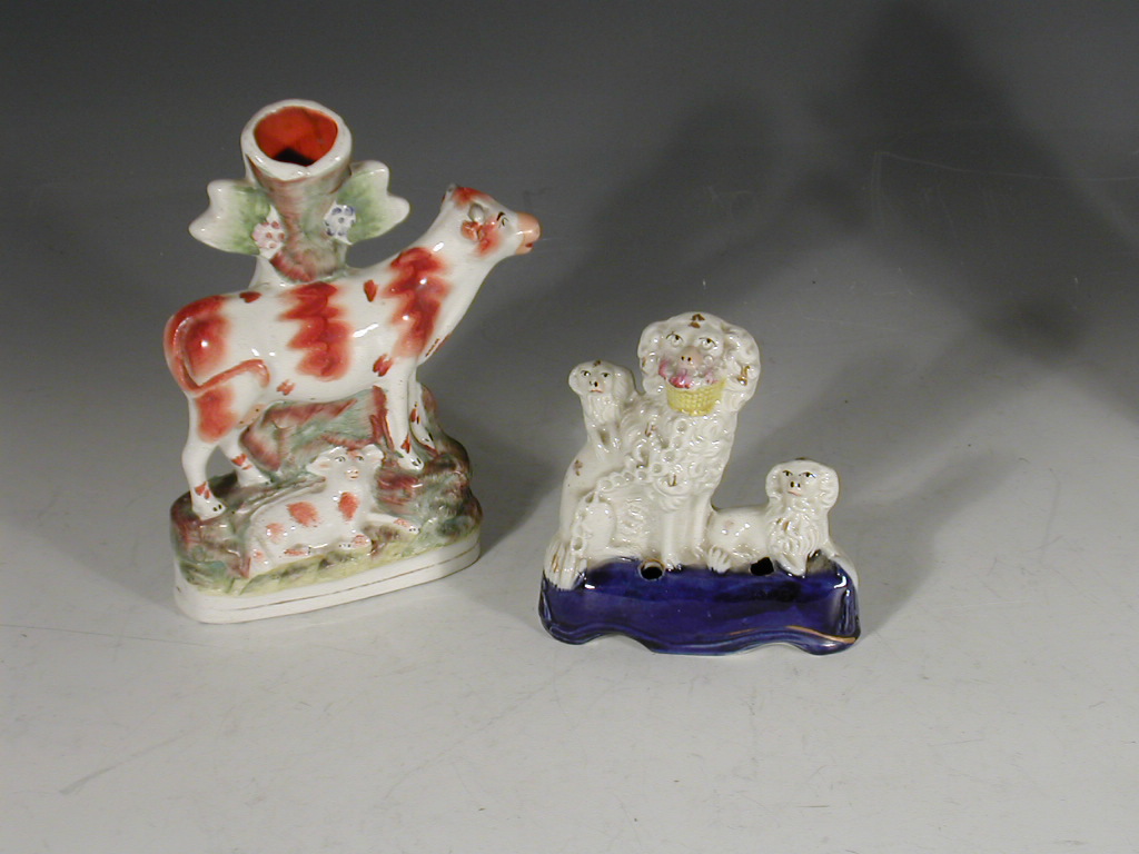 A 19th century Staffordshire spill vase