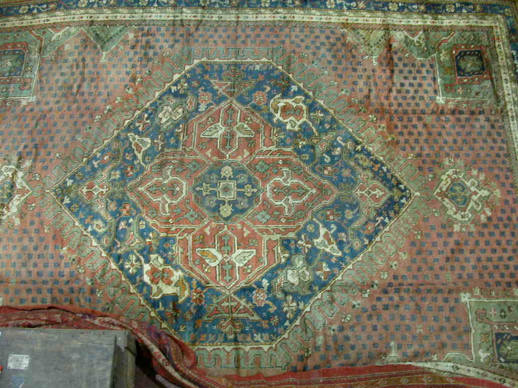 An Ushak carpet,