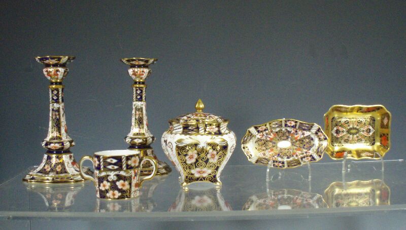 A collection of early 20th century Royal Crown Derby wares