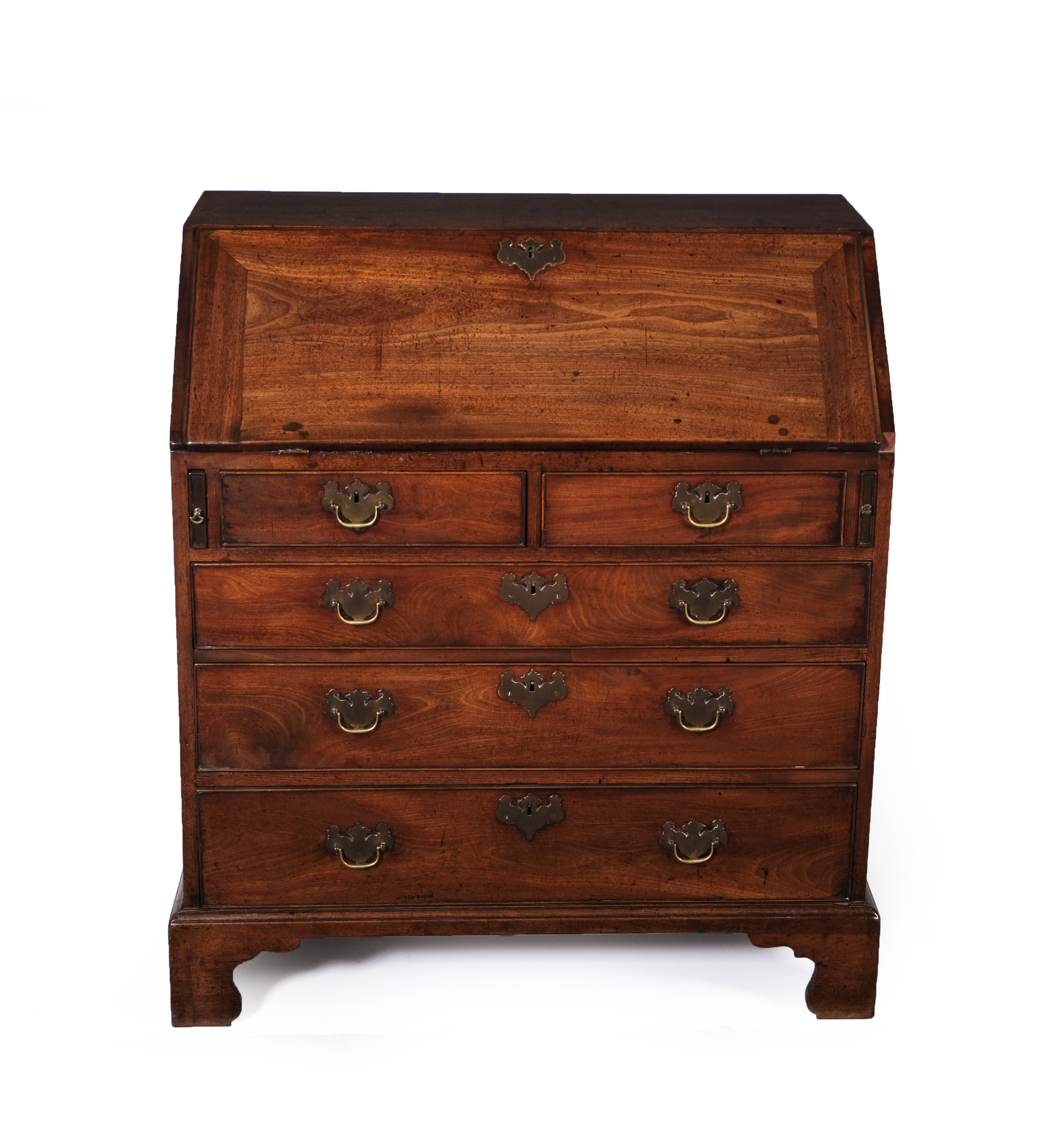 GEORGE III MAHOGANY BUREAU