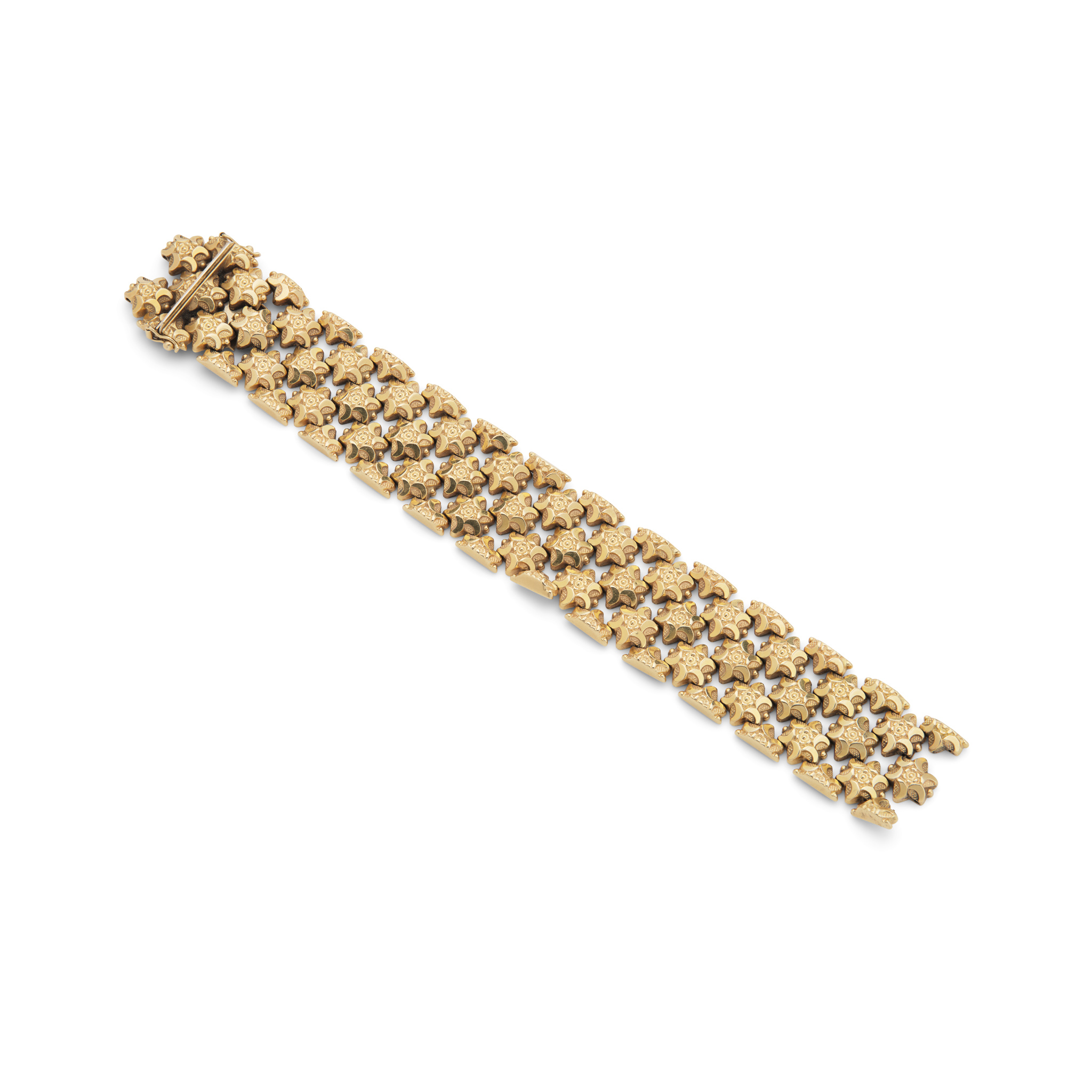 A 1970s textured link bracelet