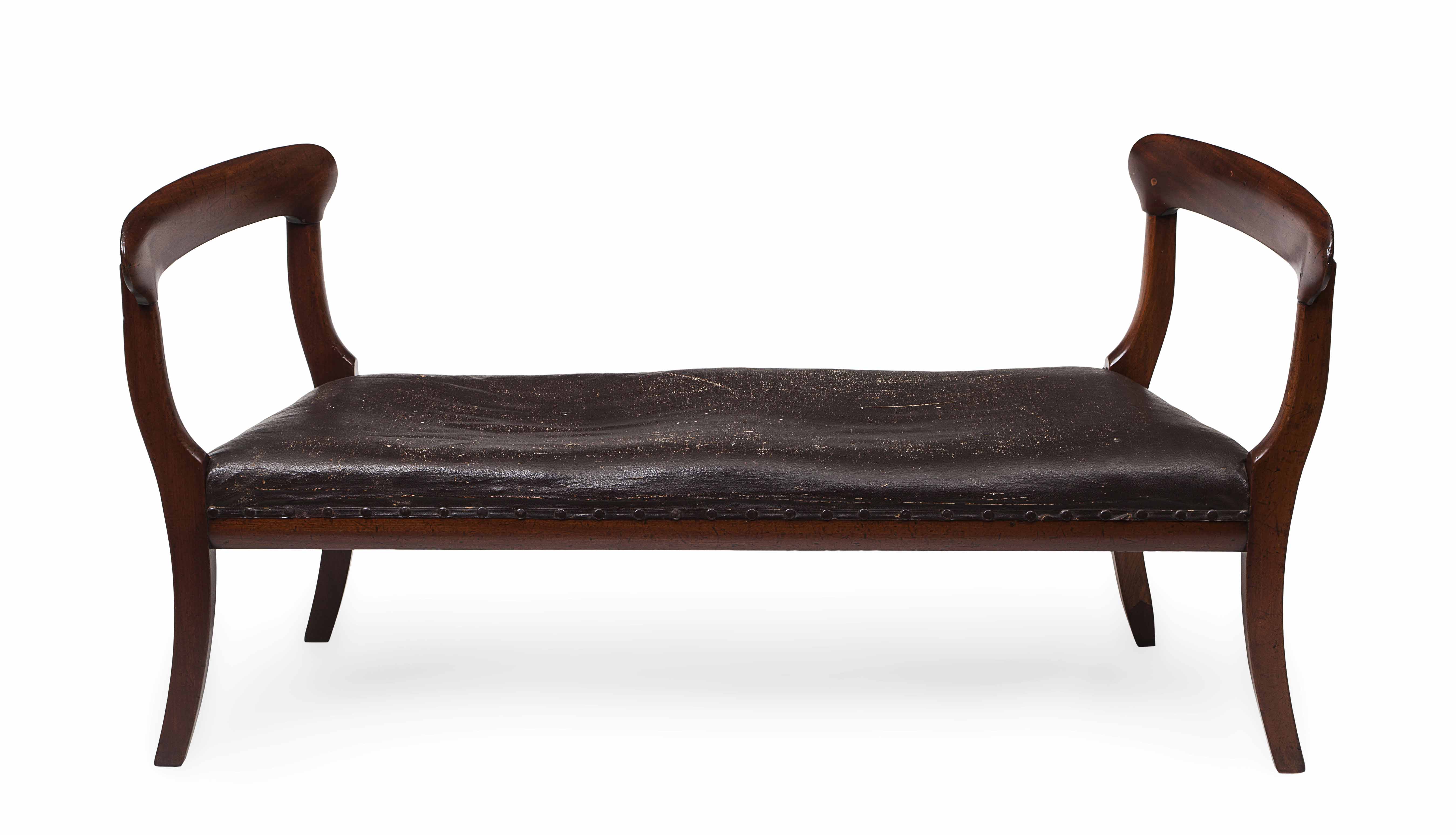 VICTORIAN MAHOGANY WINDOW SEAT