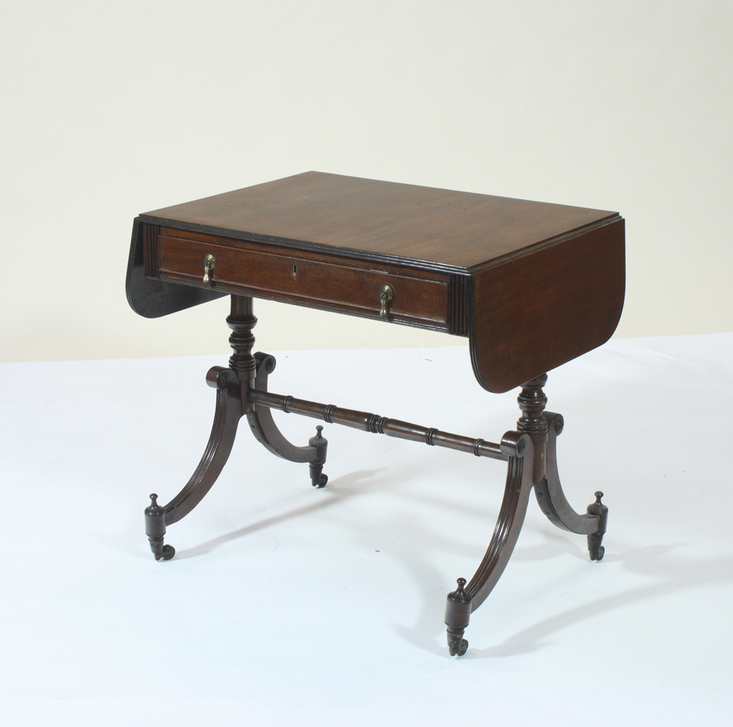 A Victorian mahogany sofa table