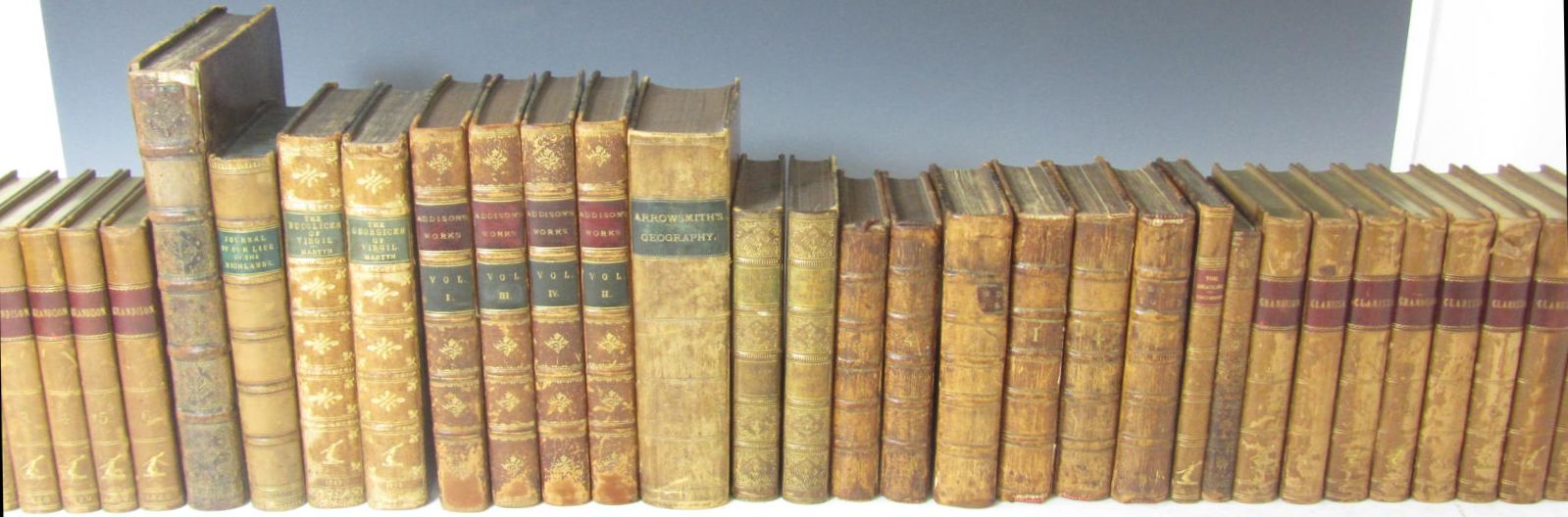 111 leather bound volumes - Thomson, James
