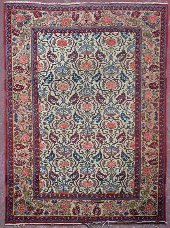 A Kashan rug
