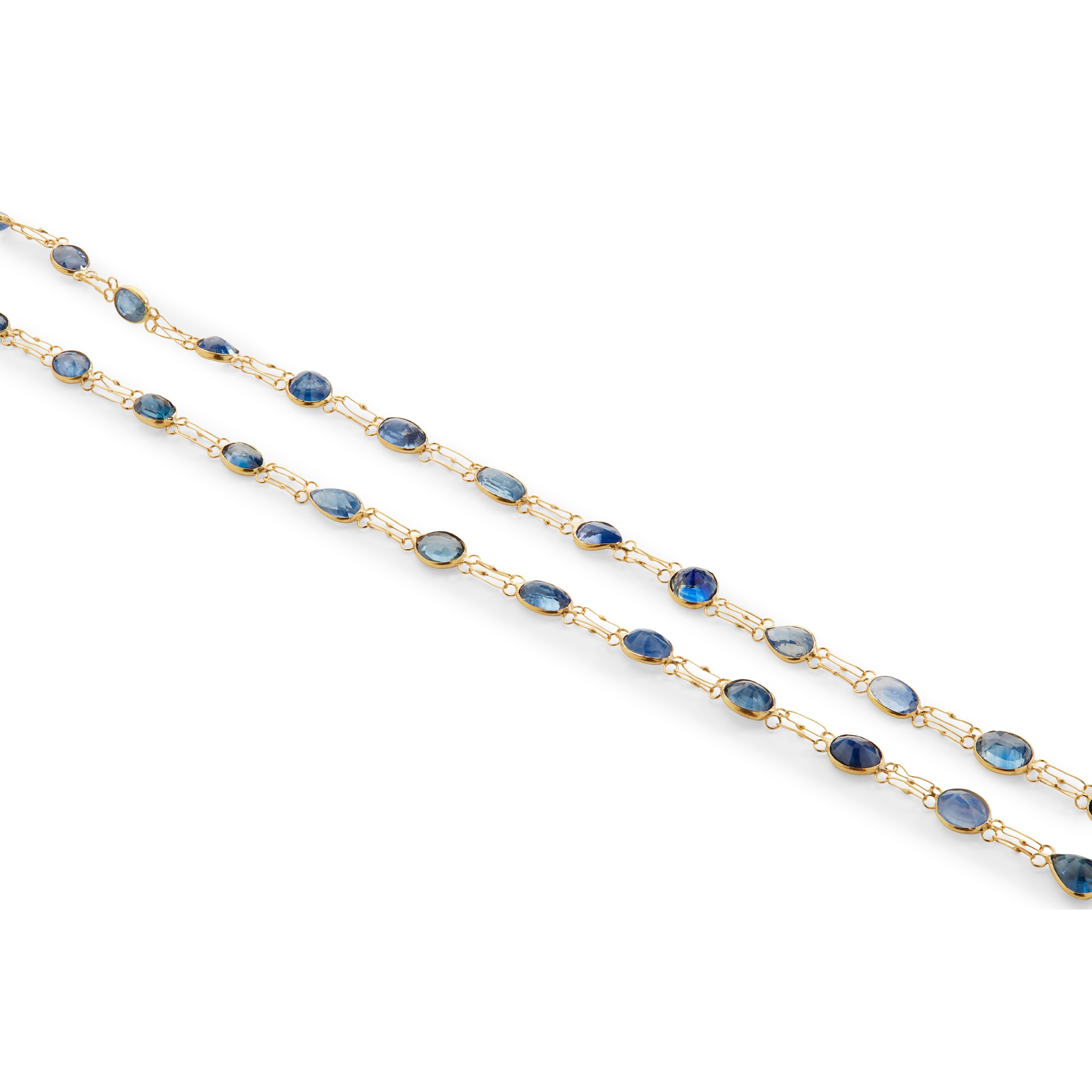 A sapphire necklace