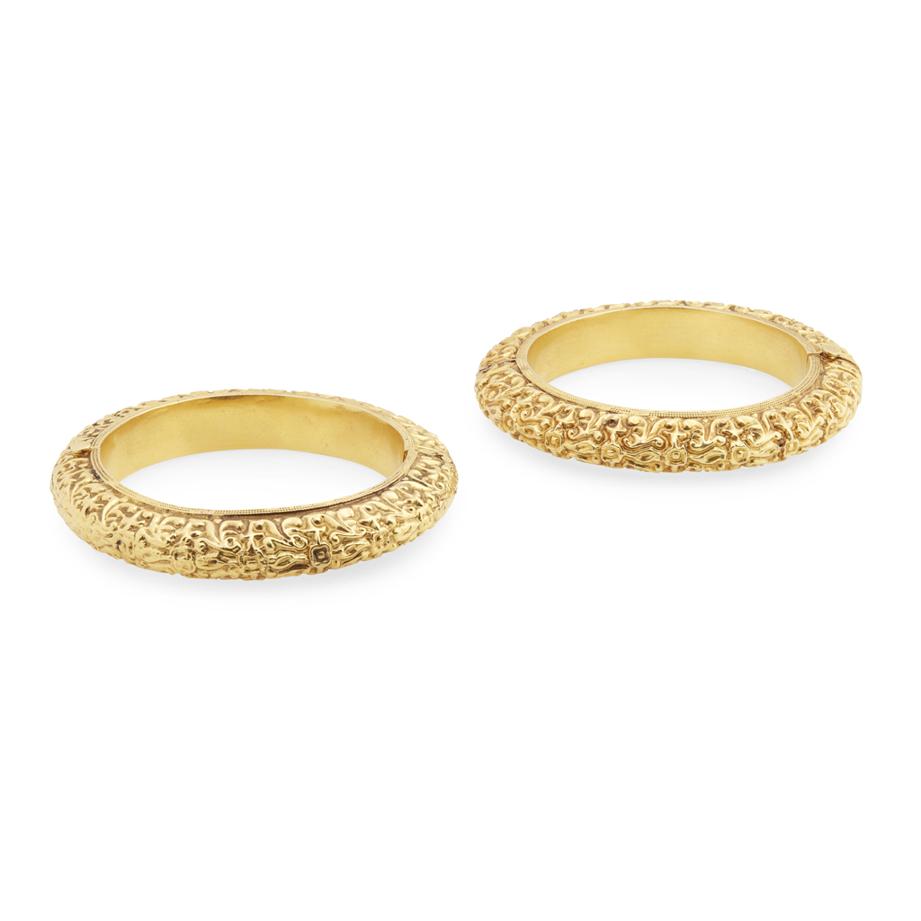A pair of Indian bracelets