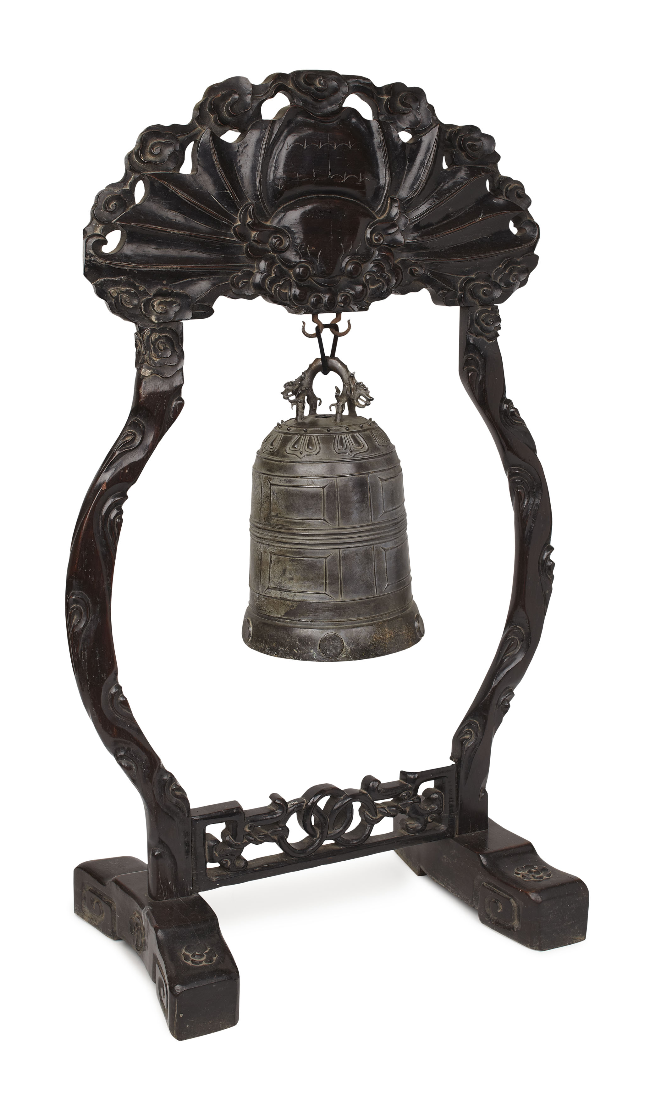 CHINESE KANGXI STYLE BRONZE BELL